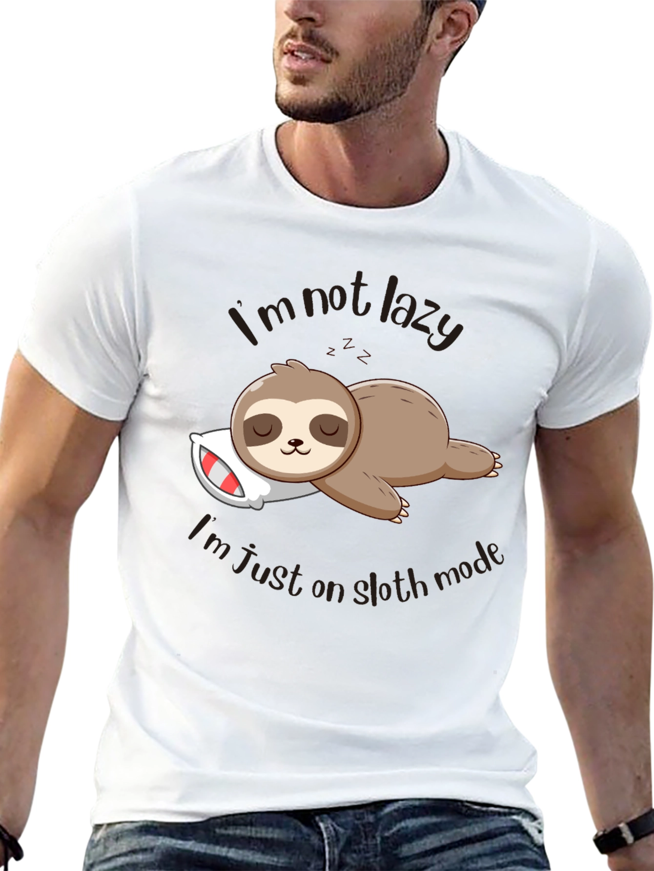 Funny Sloth Mode T-Shirt - Lazy & Relaxed