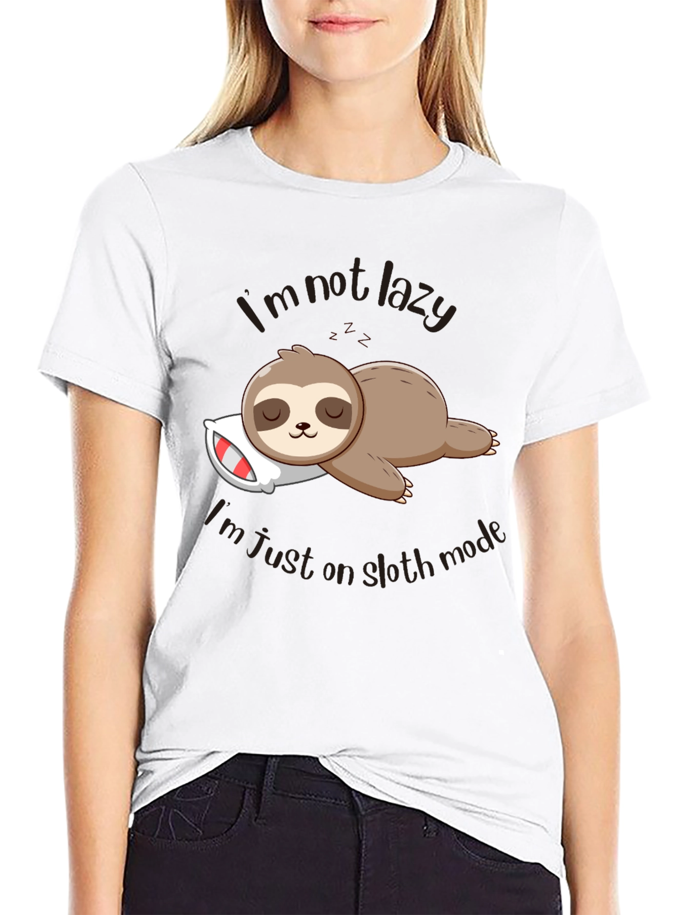 Funny Sloth Mode T-Shirt - Lazy & Relaxed