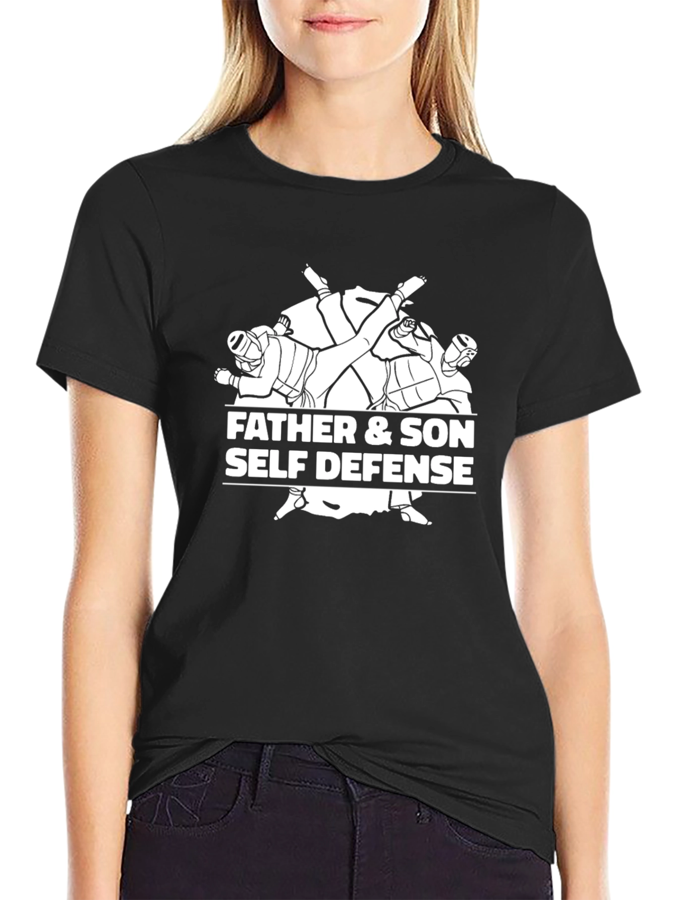 Father & Son Self Defense Graphic Tee