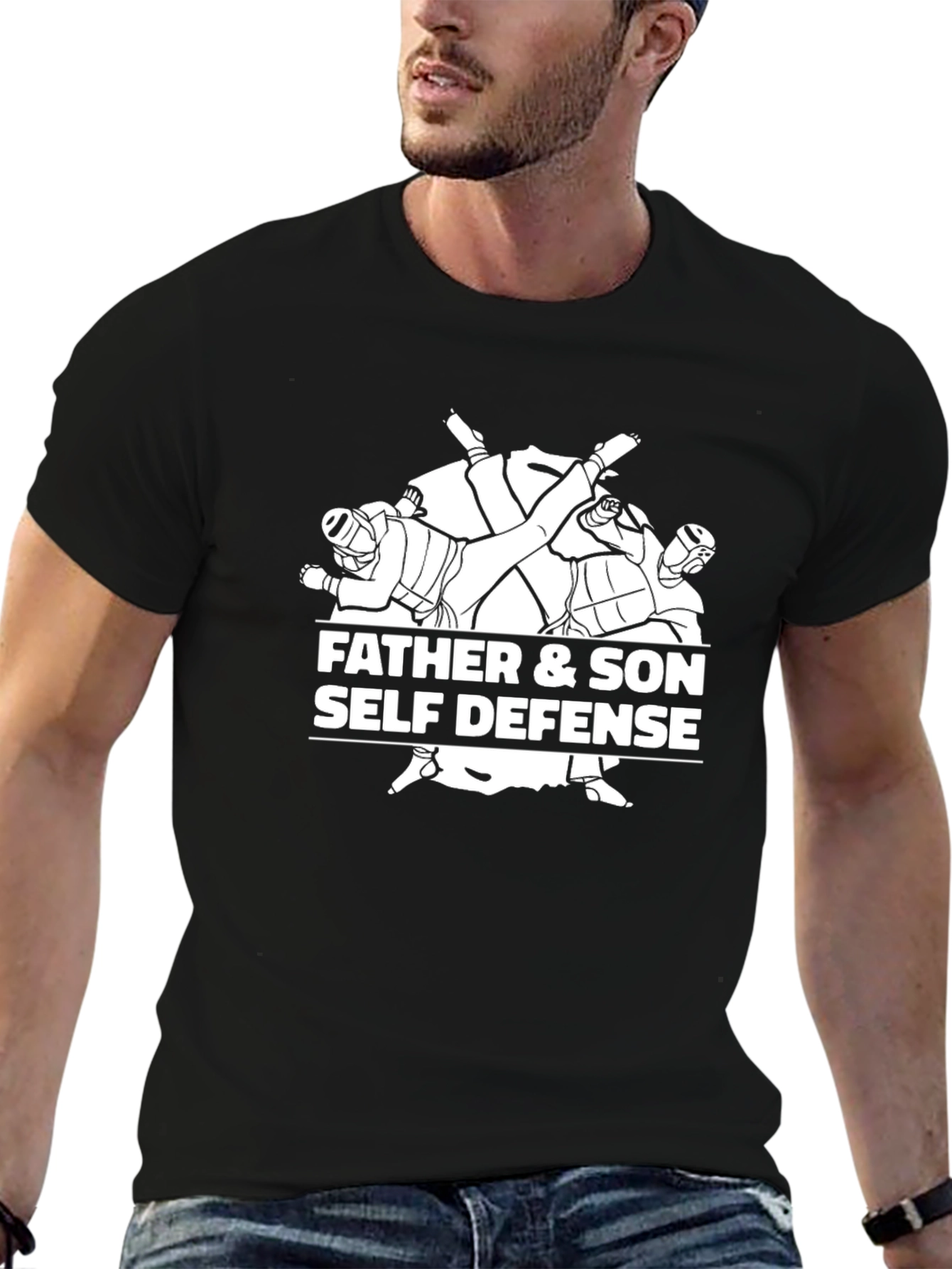 Father & Son Self Defense Graphic Tee
