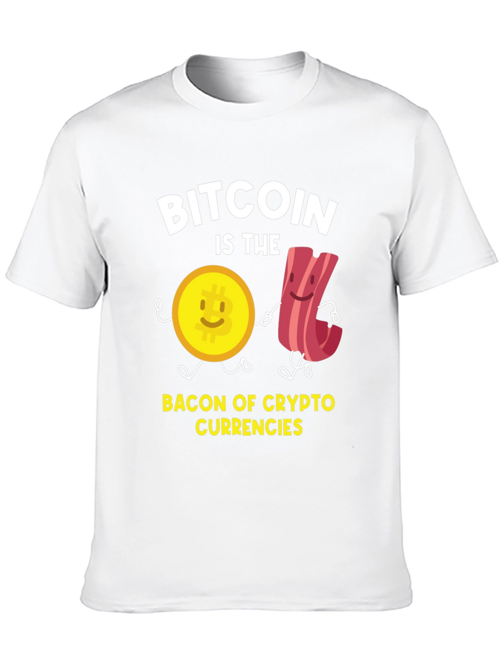 Bitcoin Crypto Currency Bacon T-Shirt