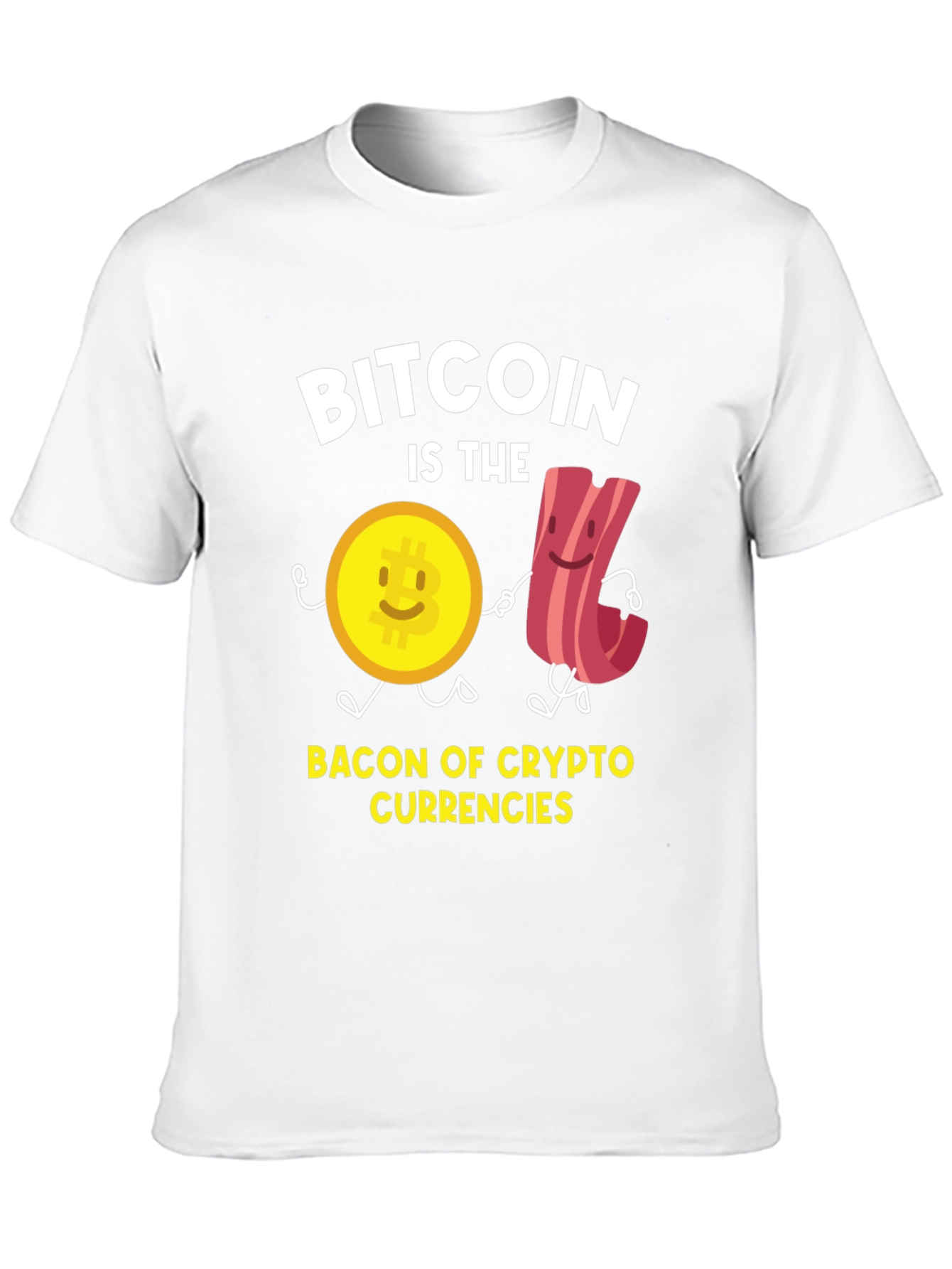 Bitcoin Crypto Currency Bacon T-Shirt