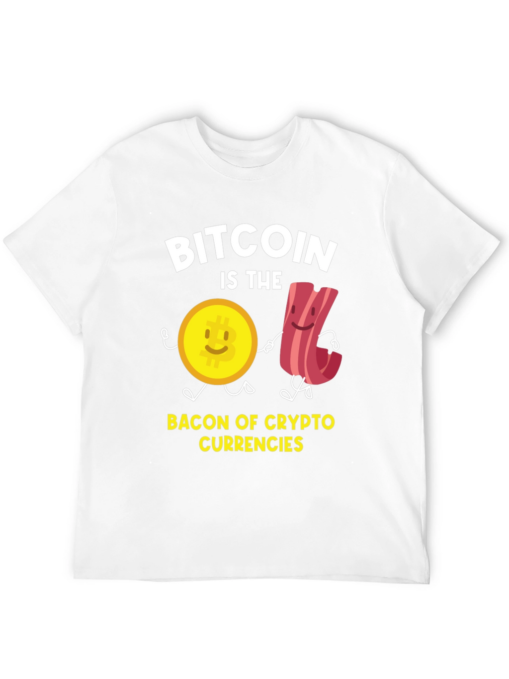 Bitcoin Crypto Currency Bacon T-Shirt