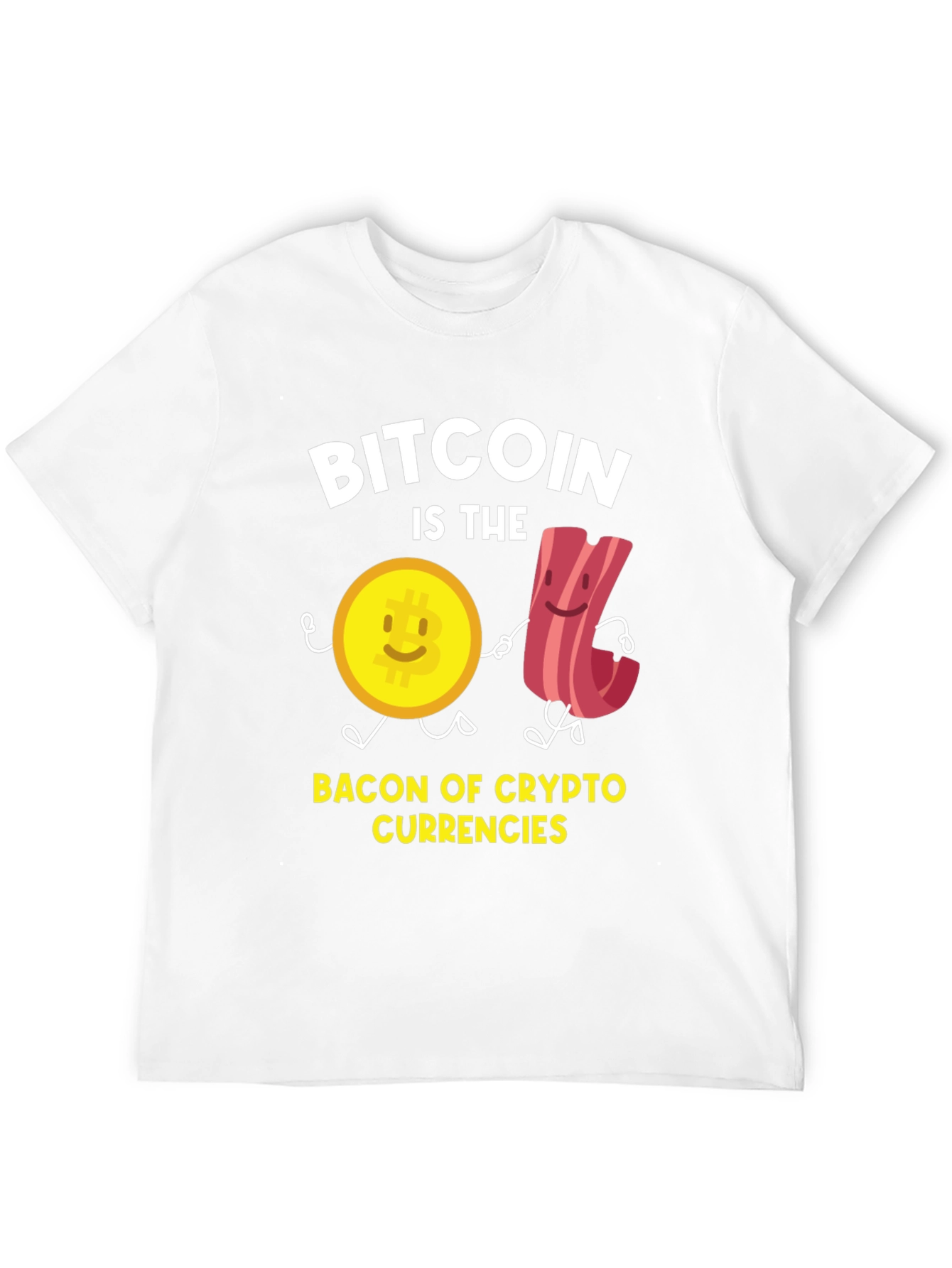 Bitcoin Crypto Currency Bacon T-Shirt