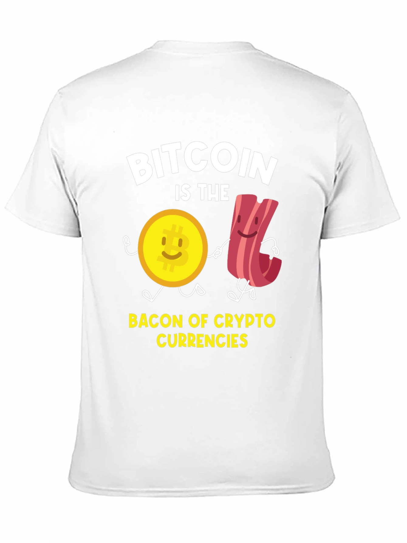 Bitcoin Crypto Currency Bacon T-Shirt