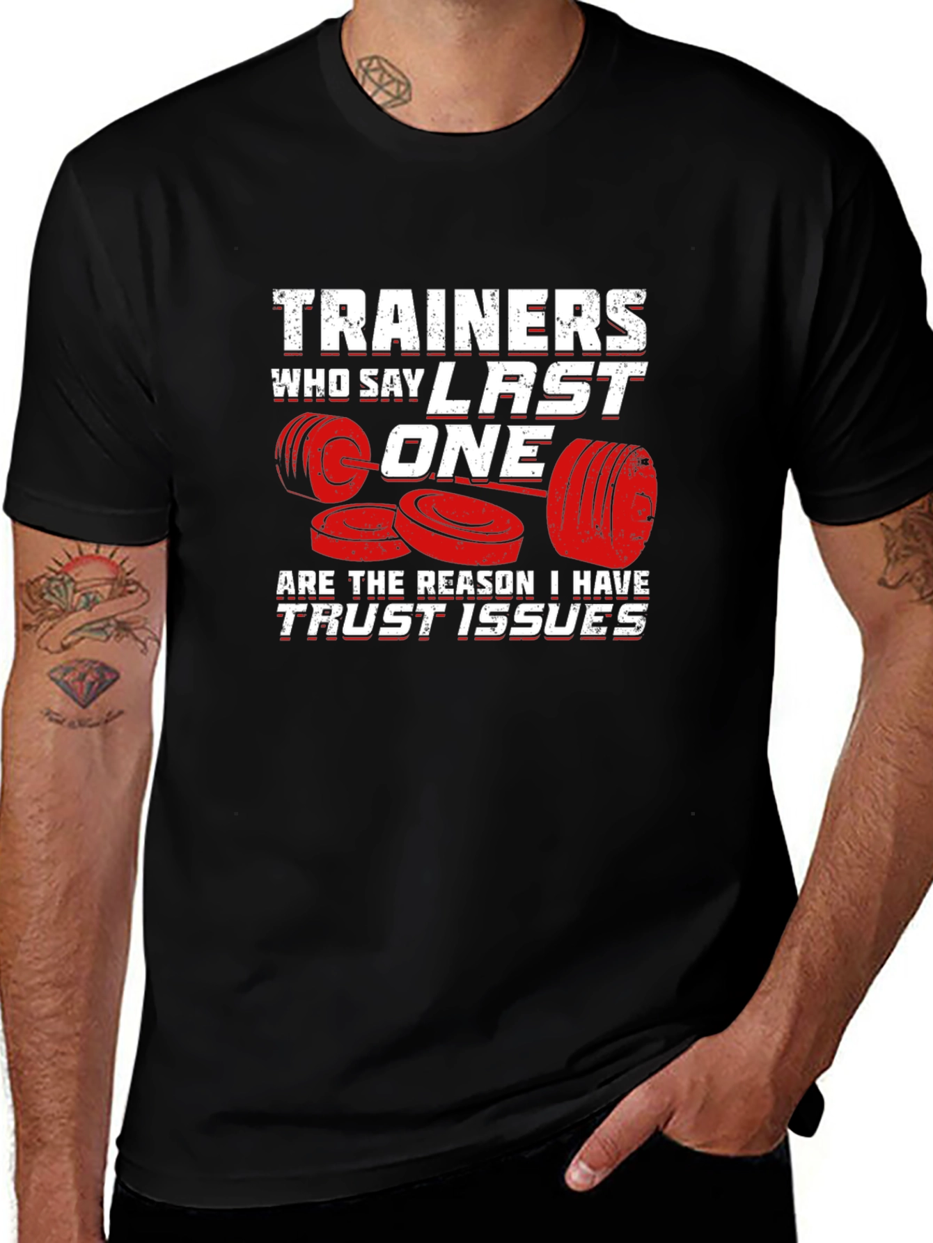 Trainers Last One Black T-Shirt