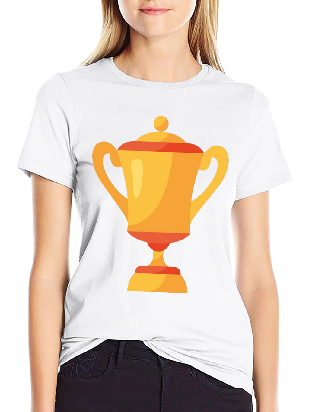 Trophy Graphic Tee - Celebrate Victory in Style!