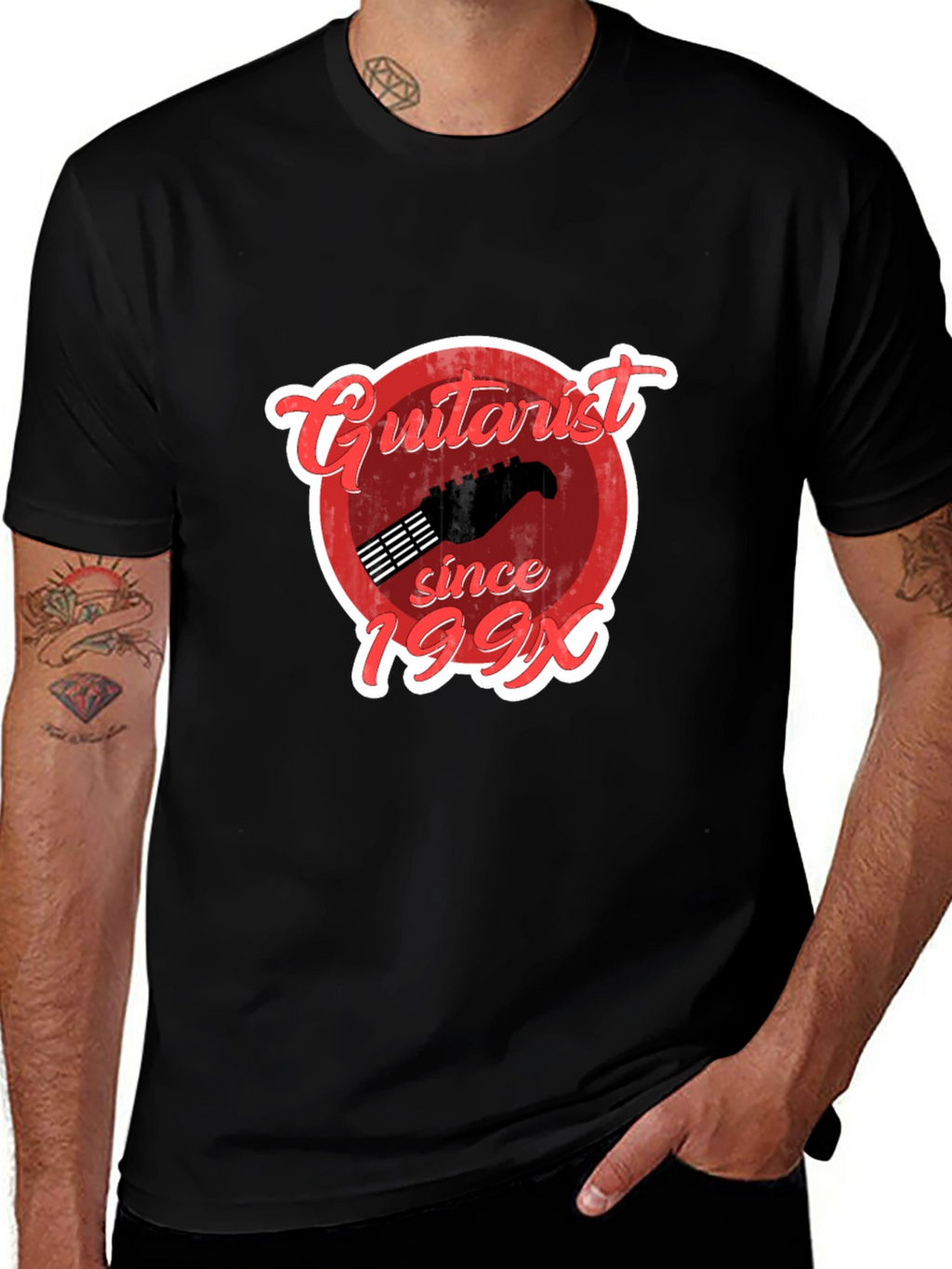 Guitarist Since 199X Black T-Shirt