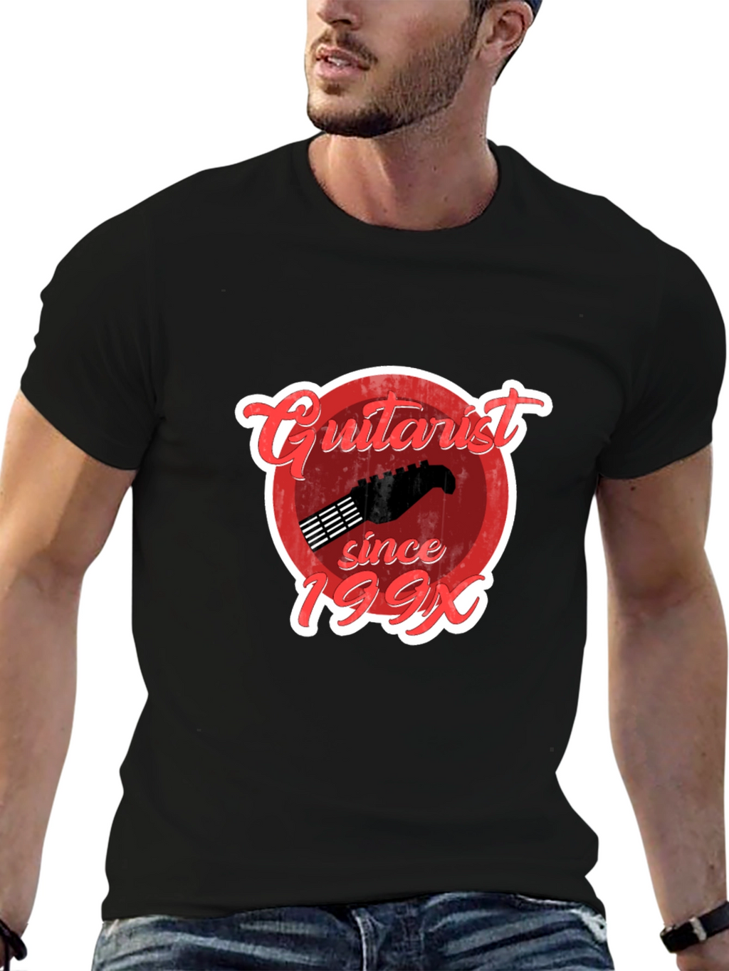 Guitarist Since 199X Black T-Shirt