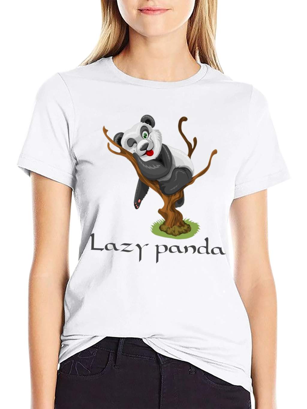 Lazy Panda Graphic T-Shirt - Relaxed & Comfy Fit