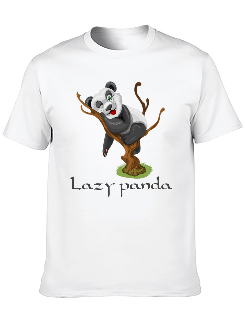 Lazy Panda Graphic T-Shirt - Relaxed & Comfy Fit