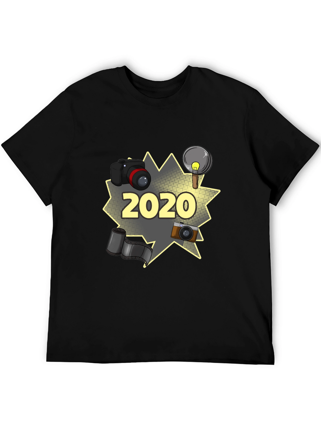 Photographer 2020 T-Shirt - Black Graphic Tee