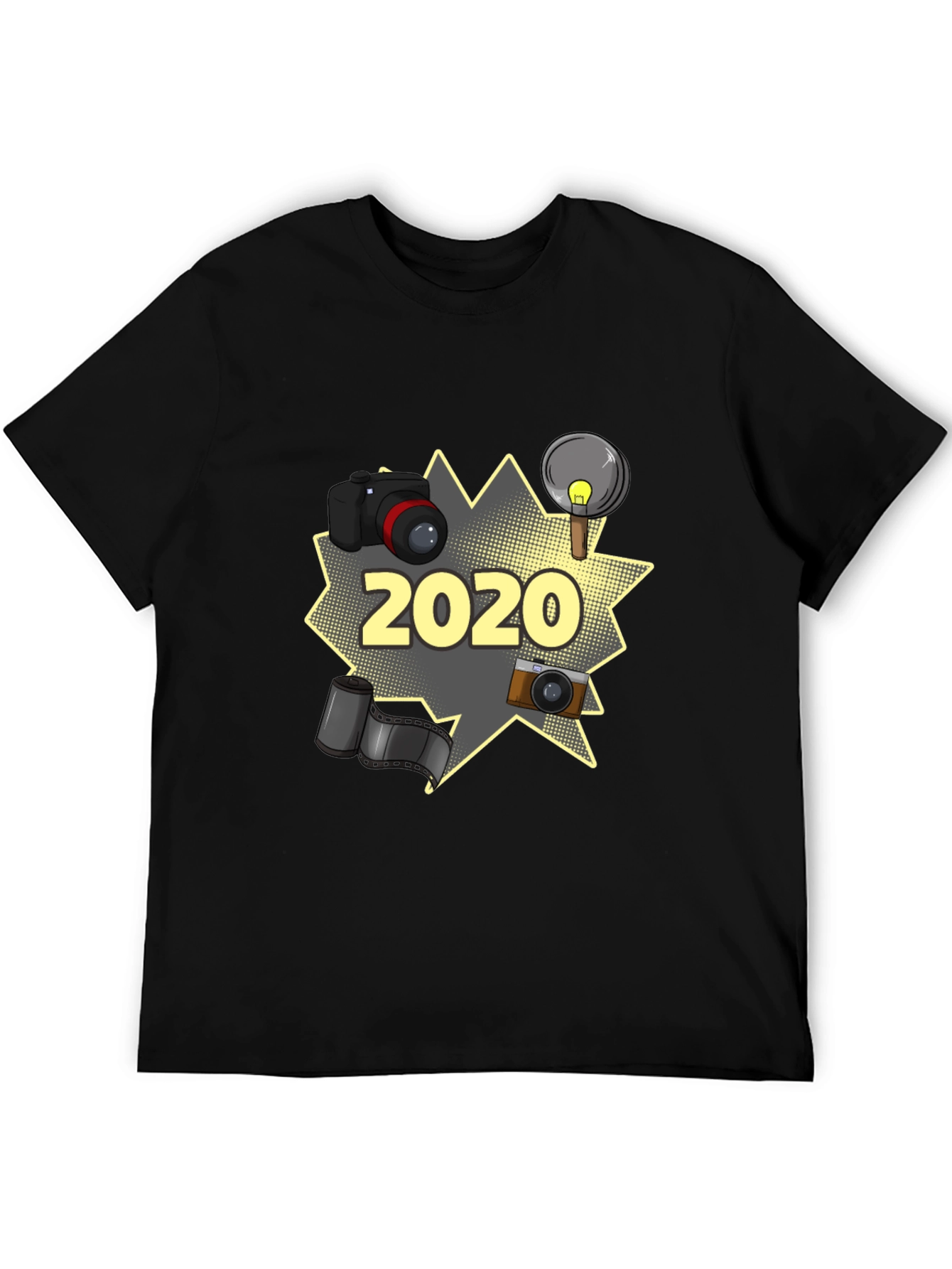 Photographer 2020 T-Shirt - Black Graphic Tee