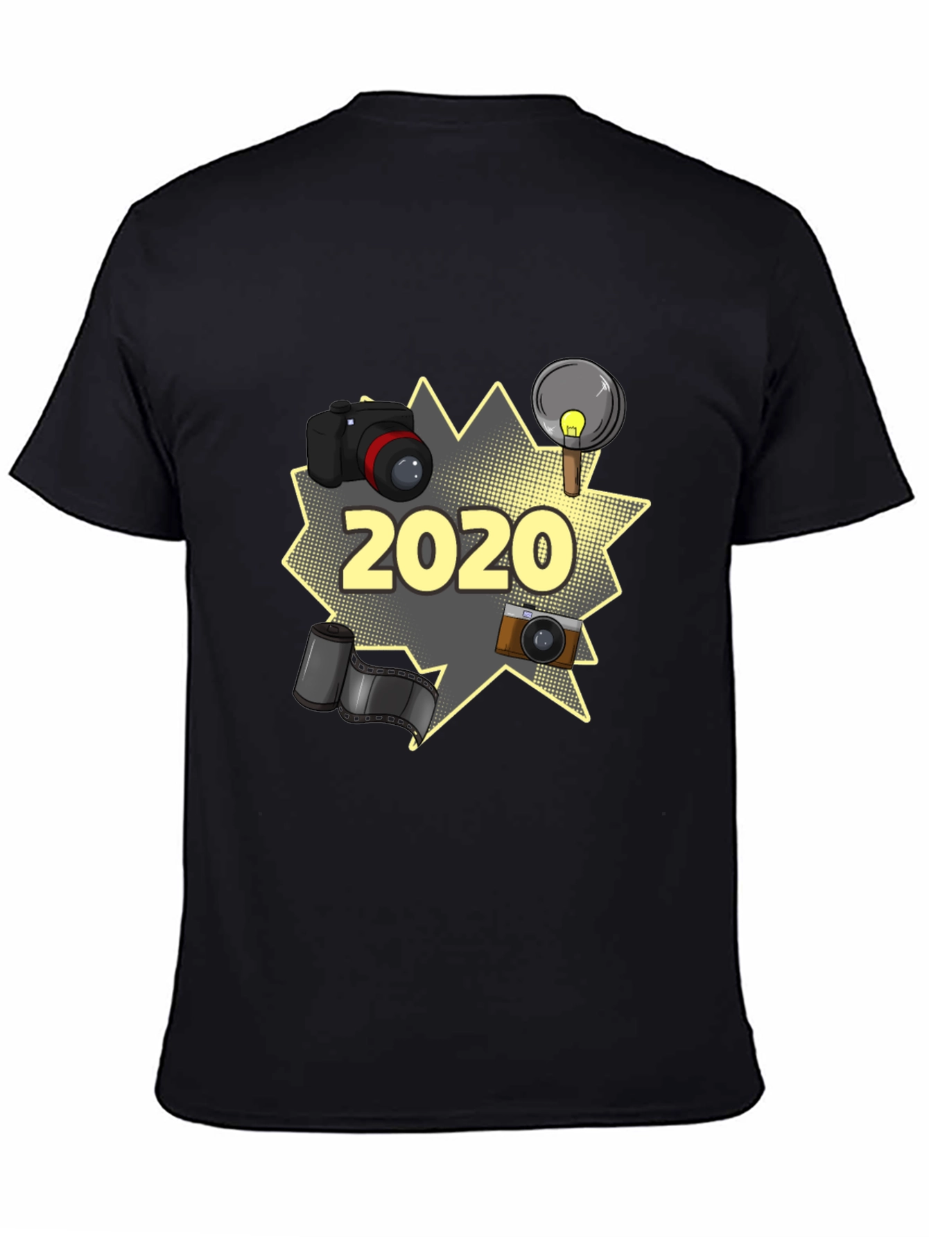 Photographer 2020 T-Shirt - Black Graphic Tee