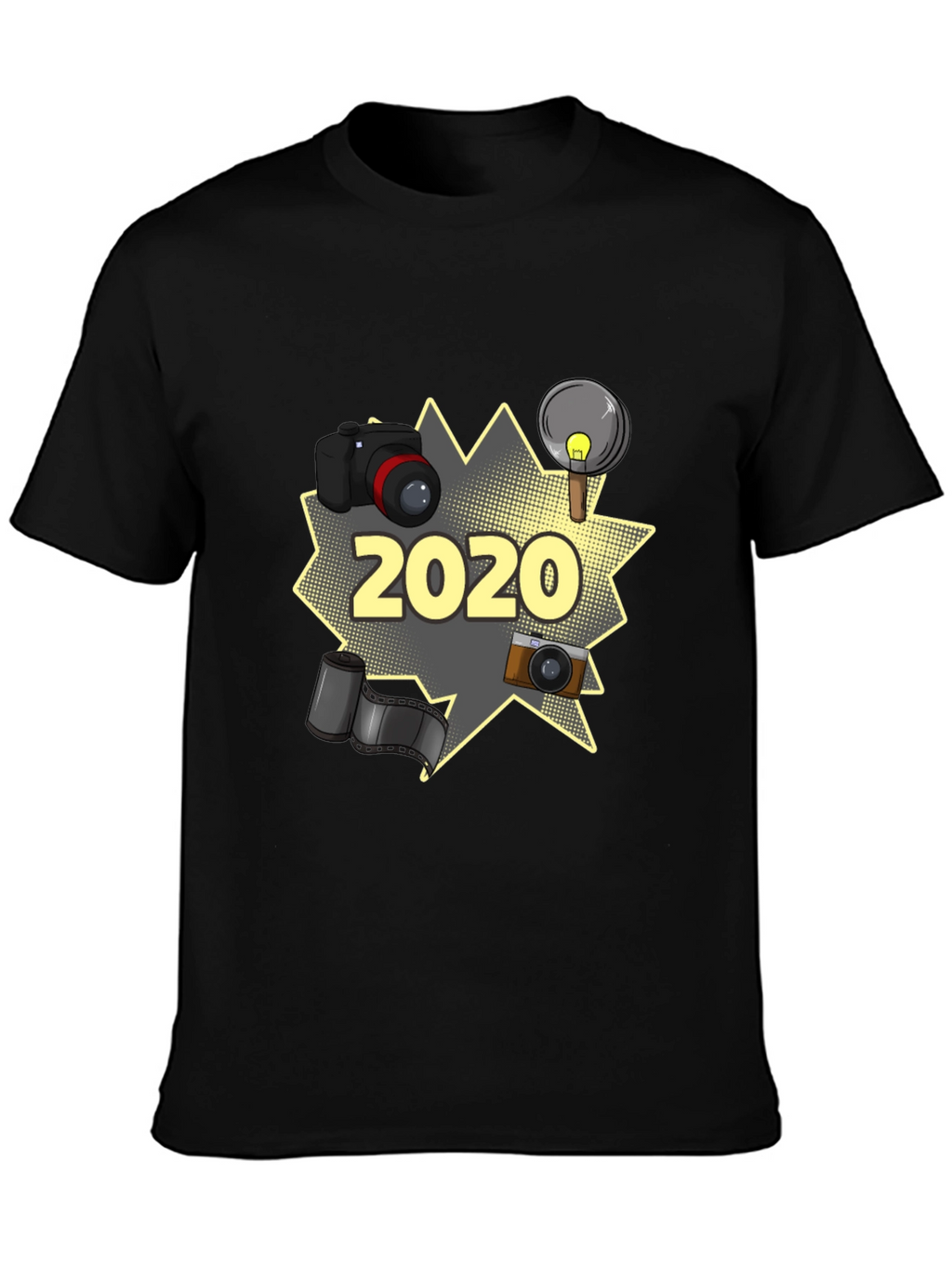 Photographer 2020 T-Shirt - Black Graphic Tee