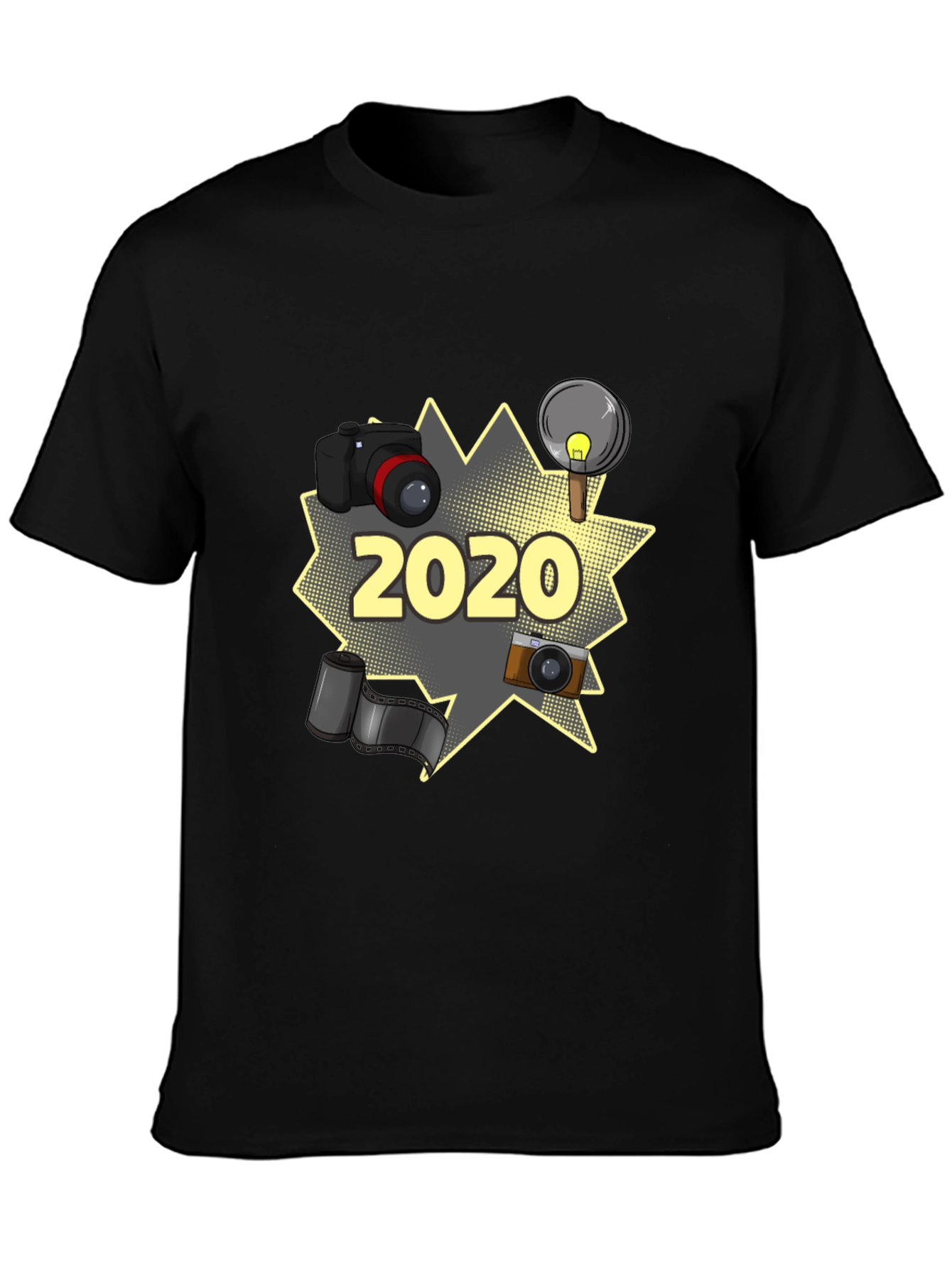 Photographer 2020 T-Shirt - Black Graphic Tee