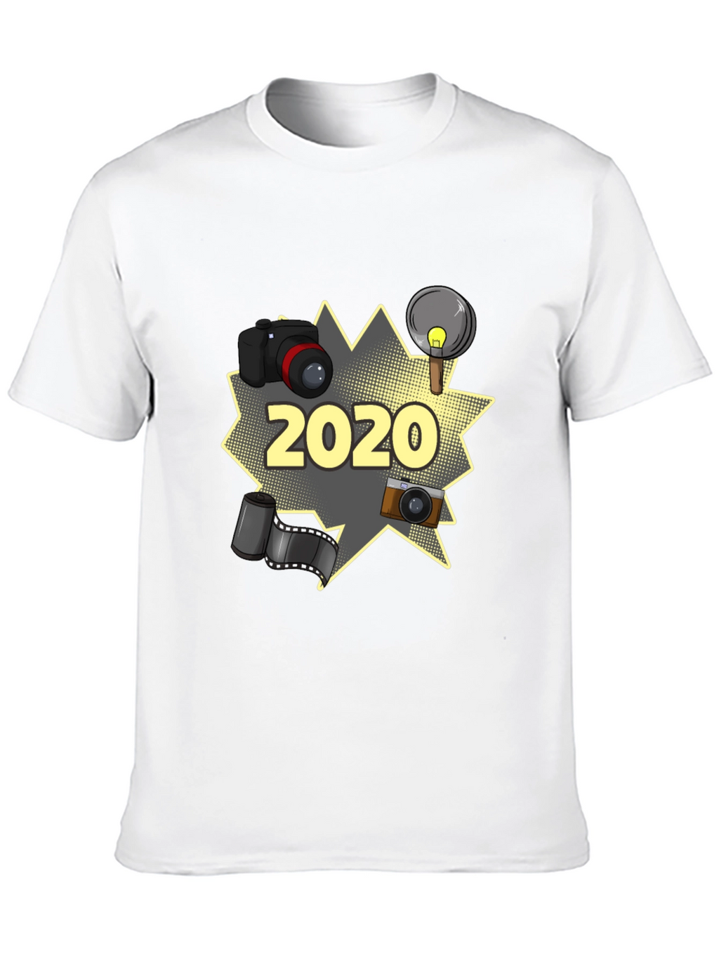 Photographer 2020 T-Shirt - Black Graphic Tee