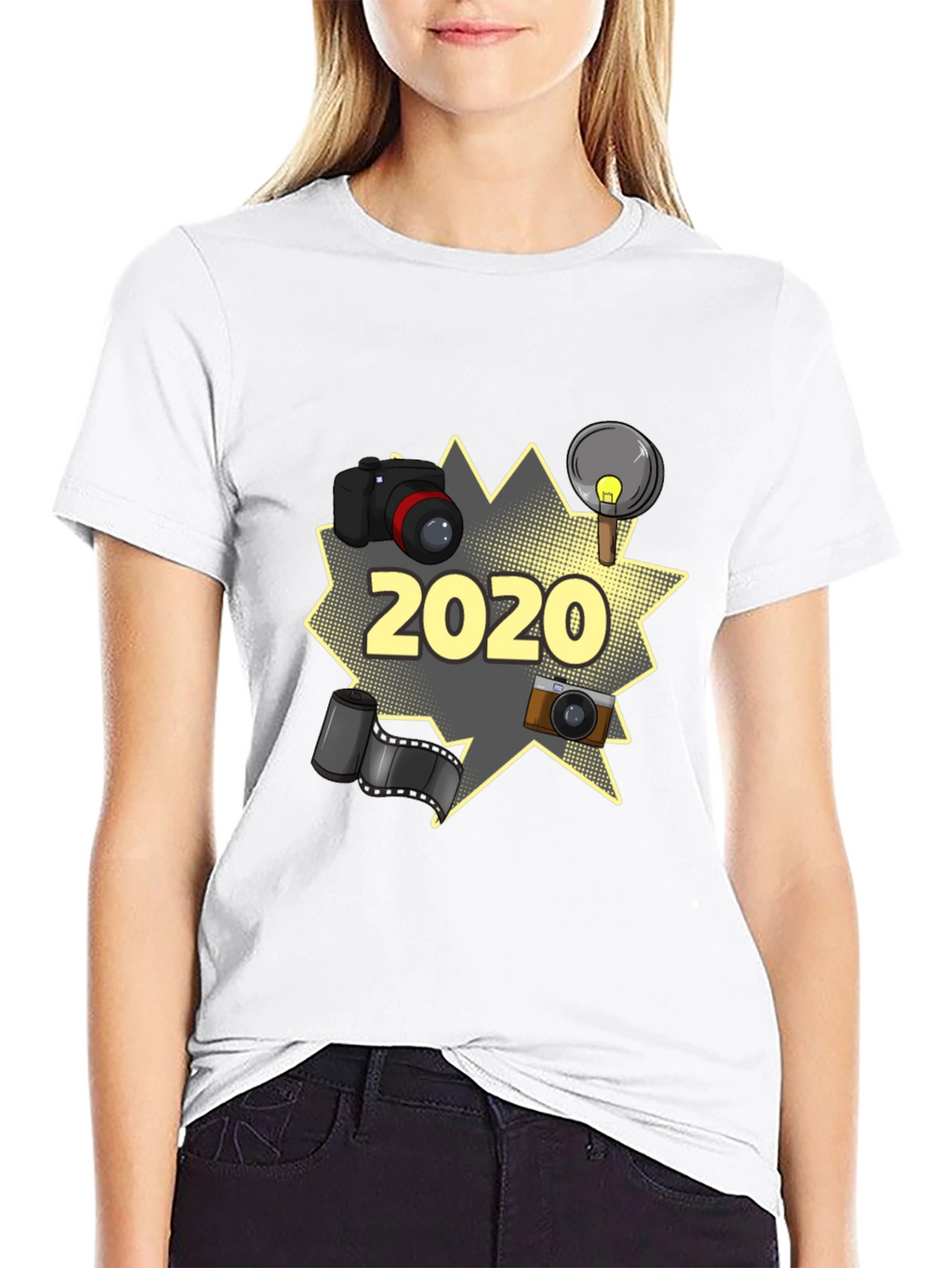Photographer 2020 T-Shirt - Black Graphic Tee