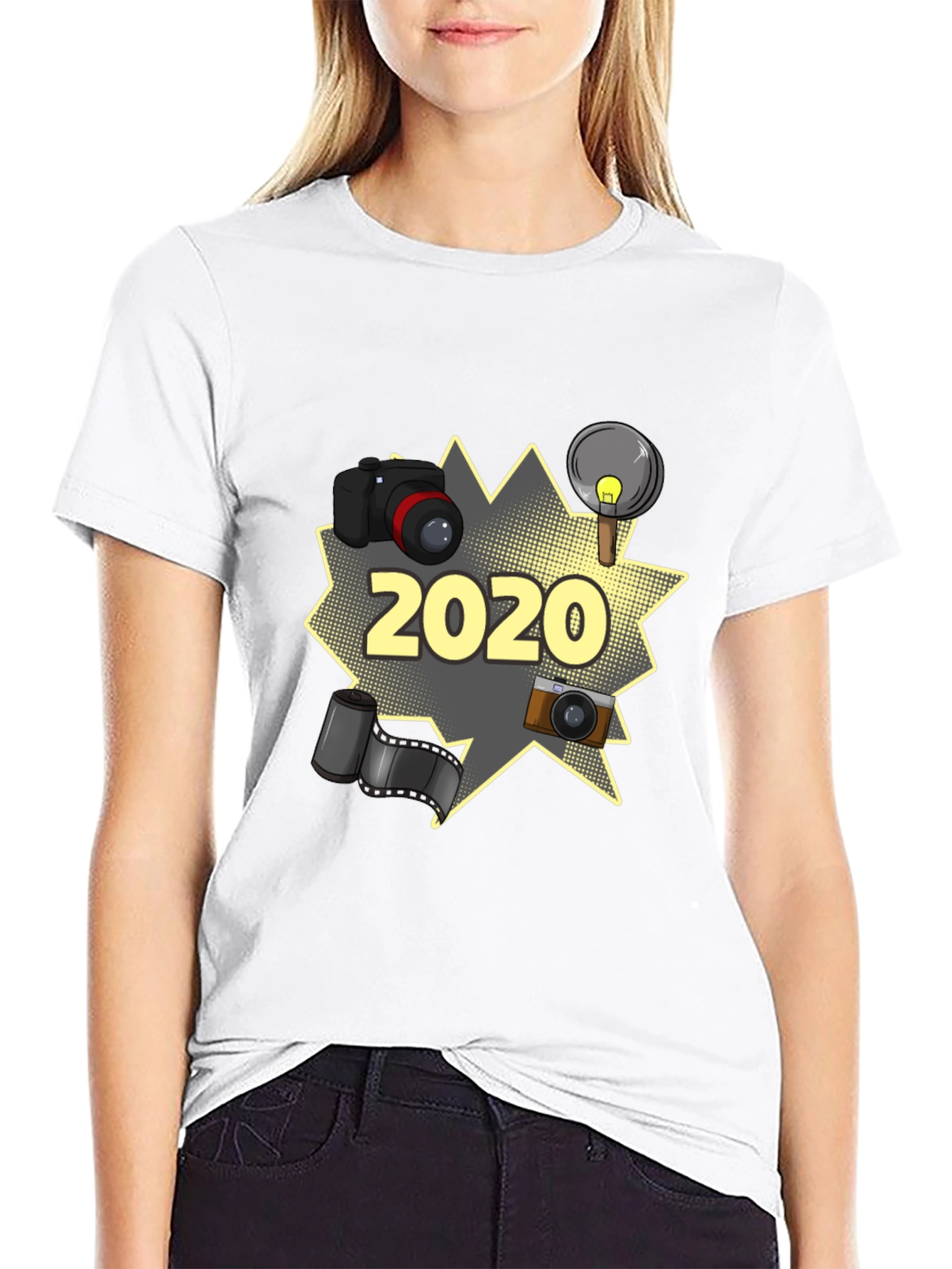 Photographer 2020 T-Shirt - Black Graphic Tee
