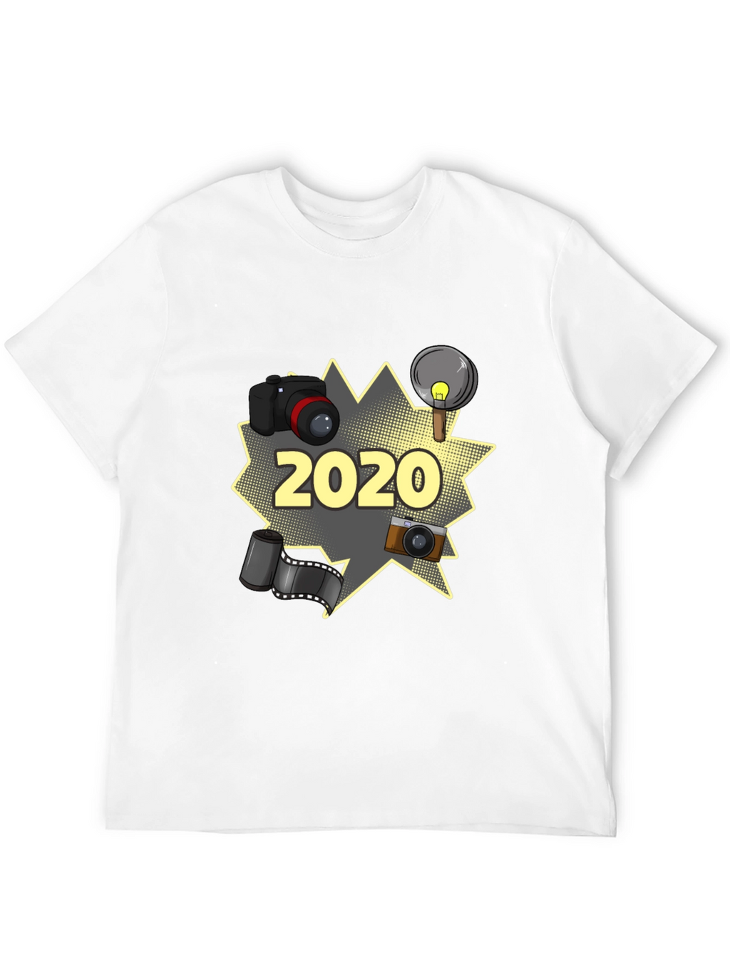 Photographer 2020 T-Shirt - Black Graphic Tee