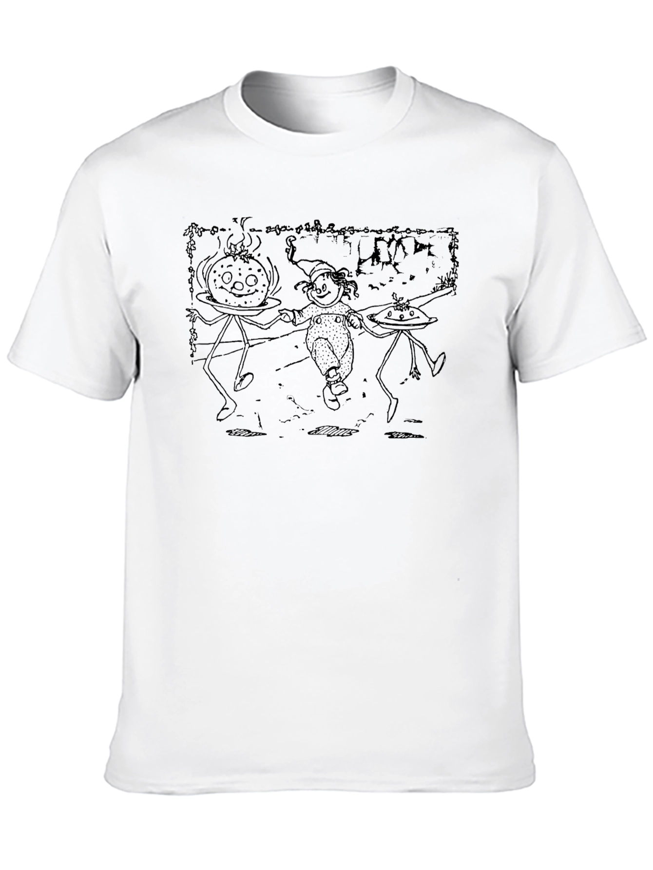Festive Holiday Characters Graphic Tee
