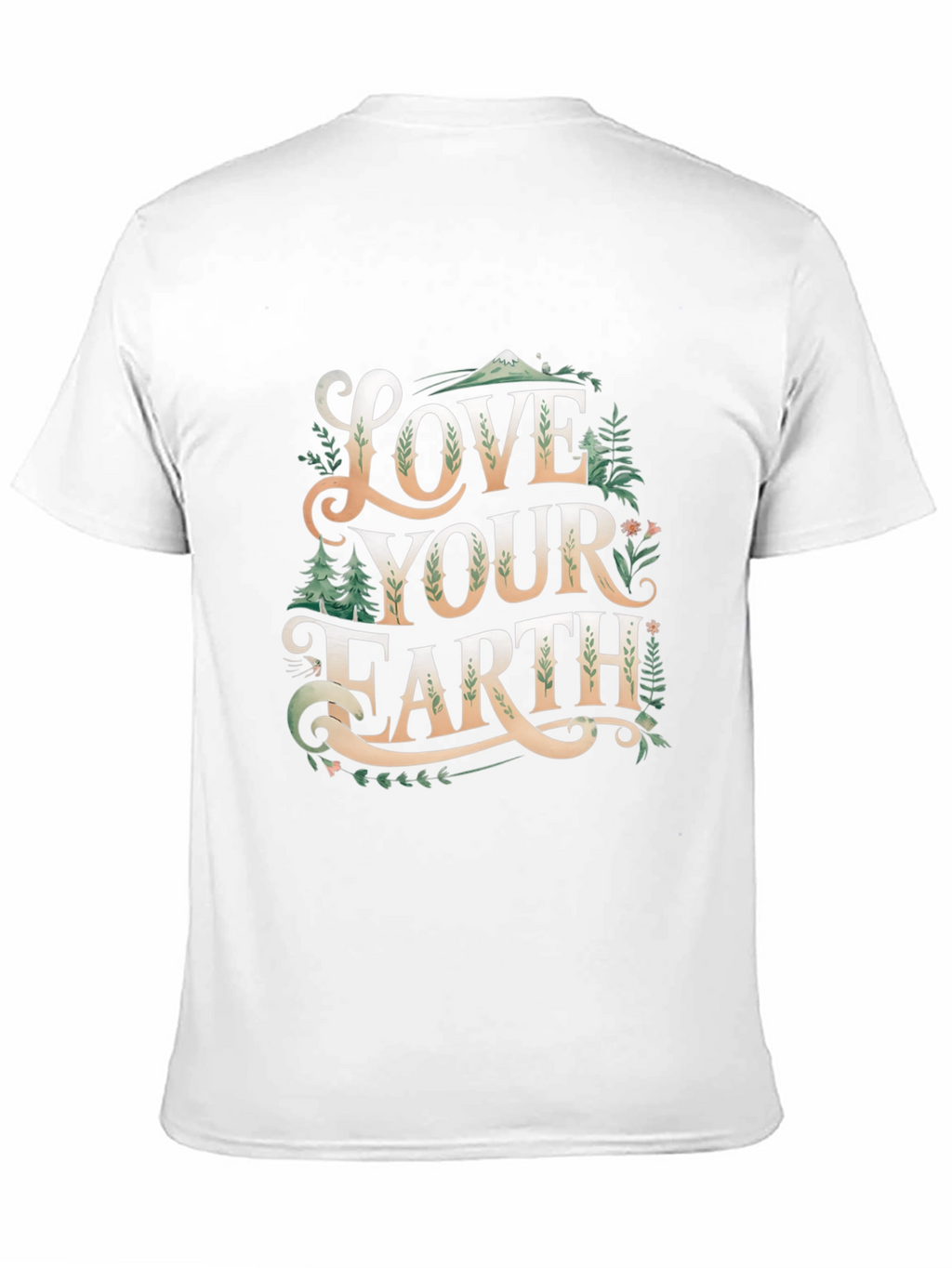 Love Your Earth Graphic T-Shirt - Black