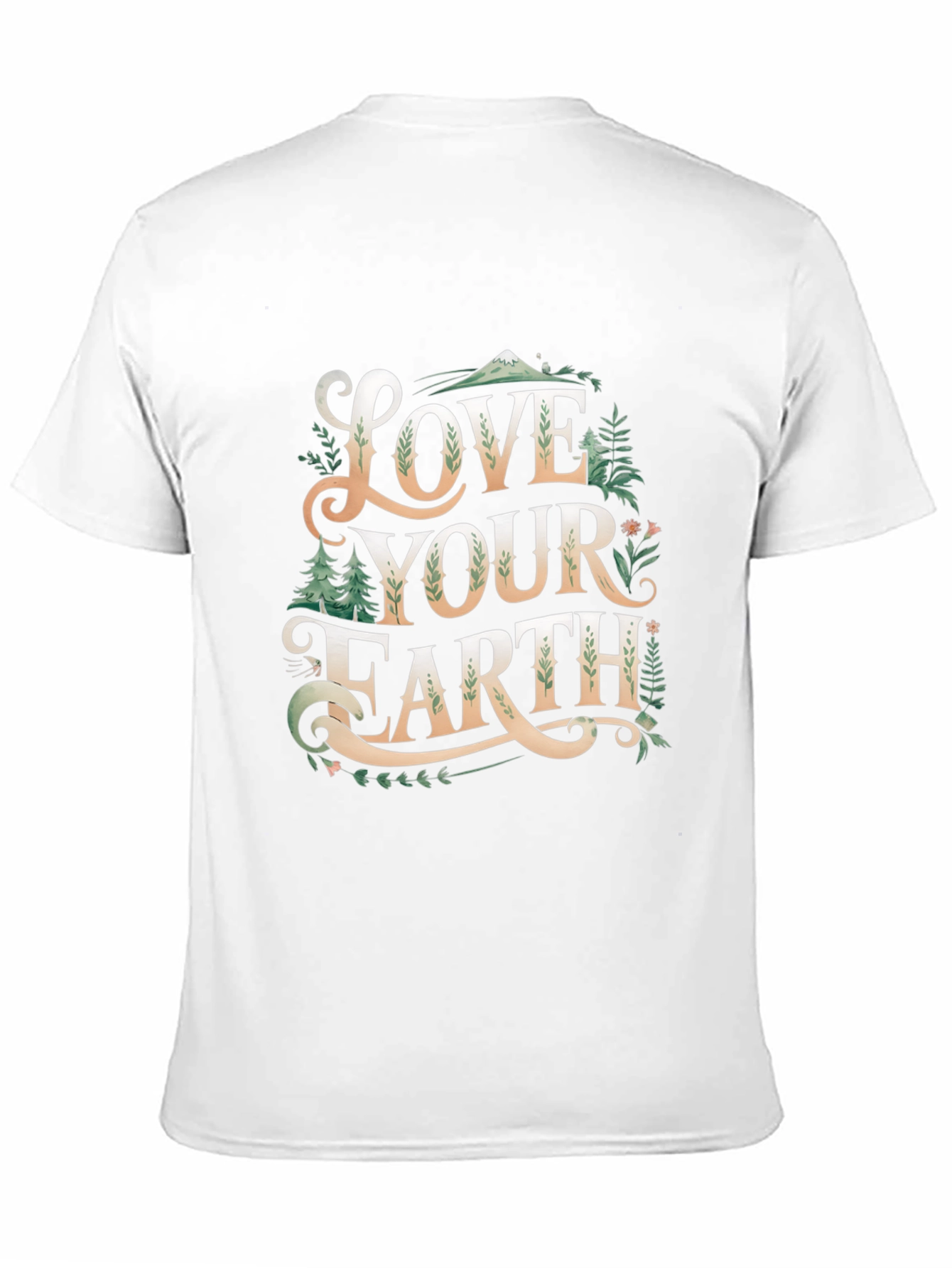 Love Your Earth Graphic T-Shirt - Black