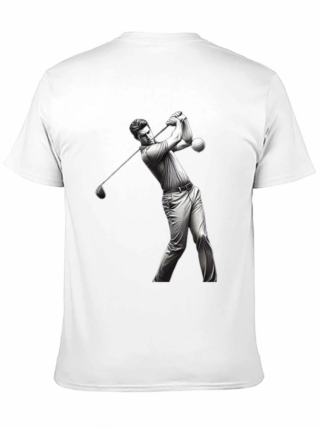 Golf Swing Graphic Tee - Black T-Shirt