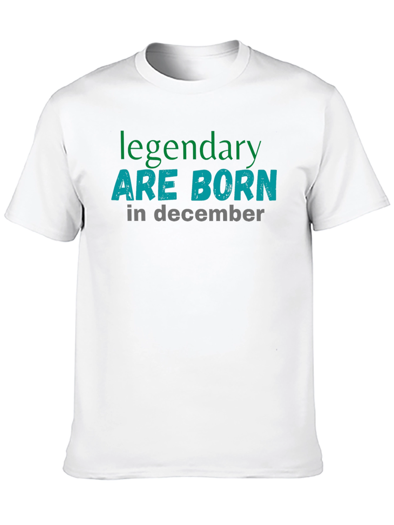 Legendary December Birthday Black T-Shirt