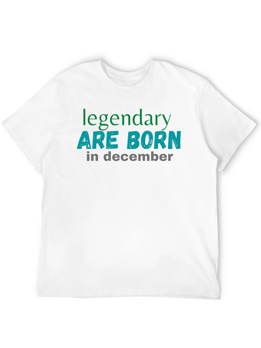 Legendary December Birthday Black T-Shirt