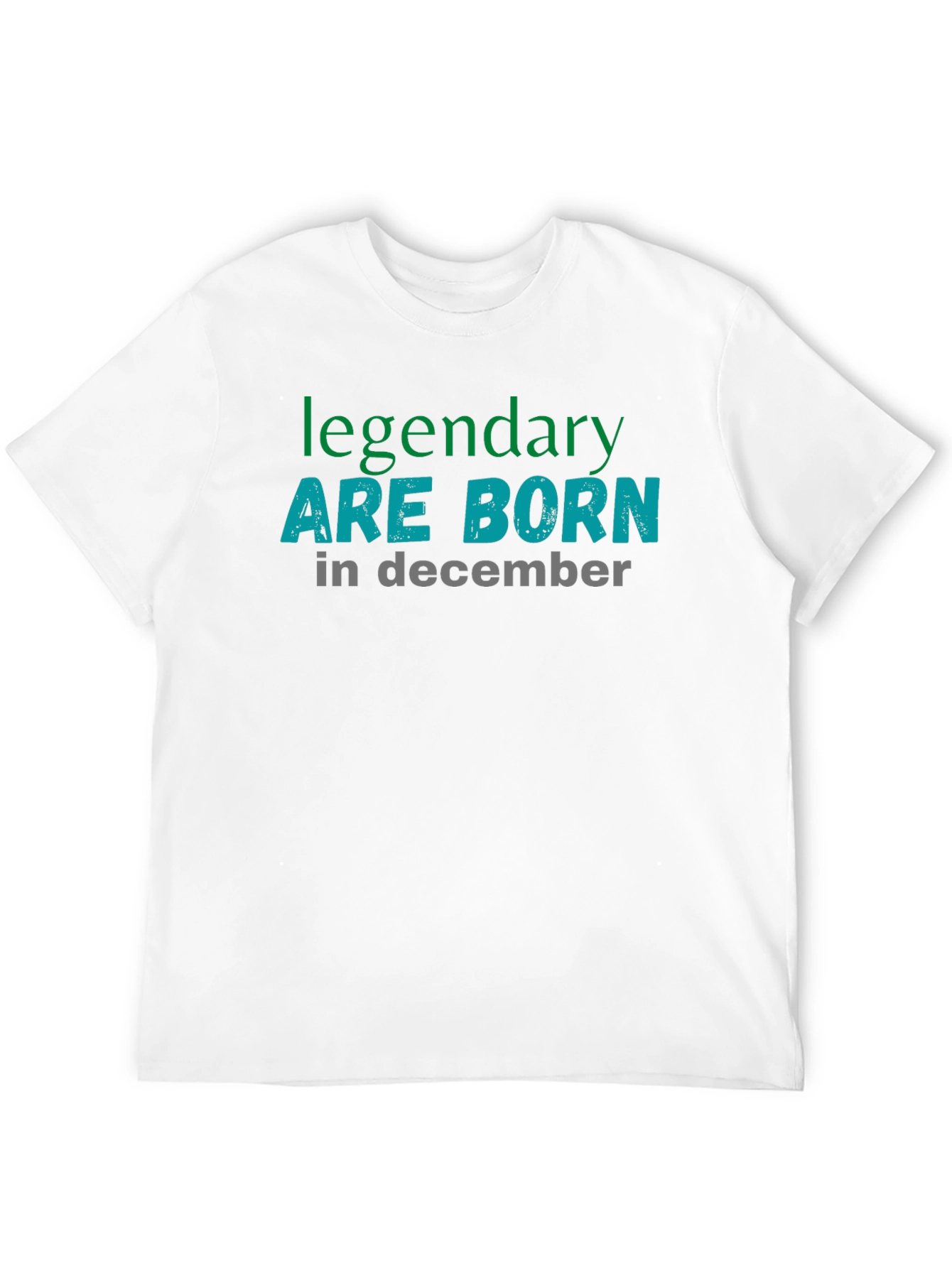 Legendary December Birthday Black T-Shirt