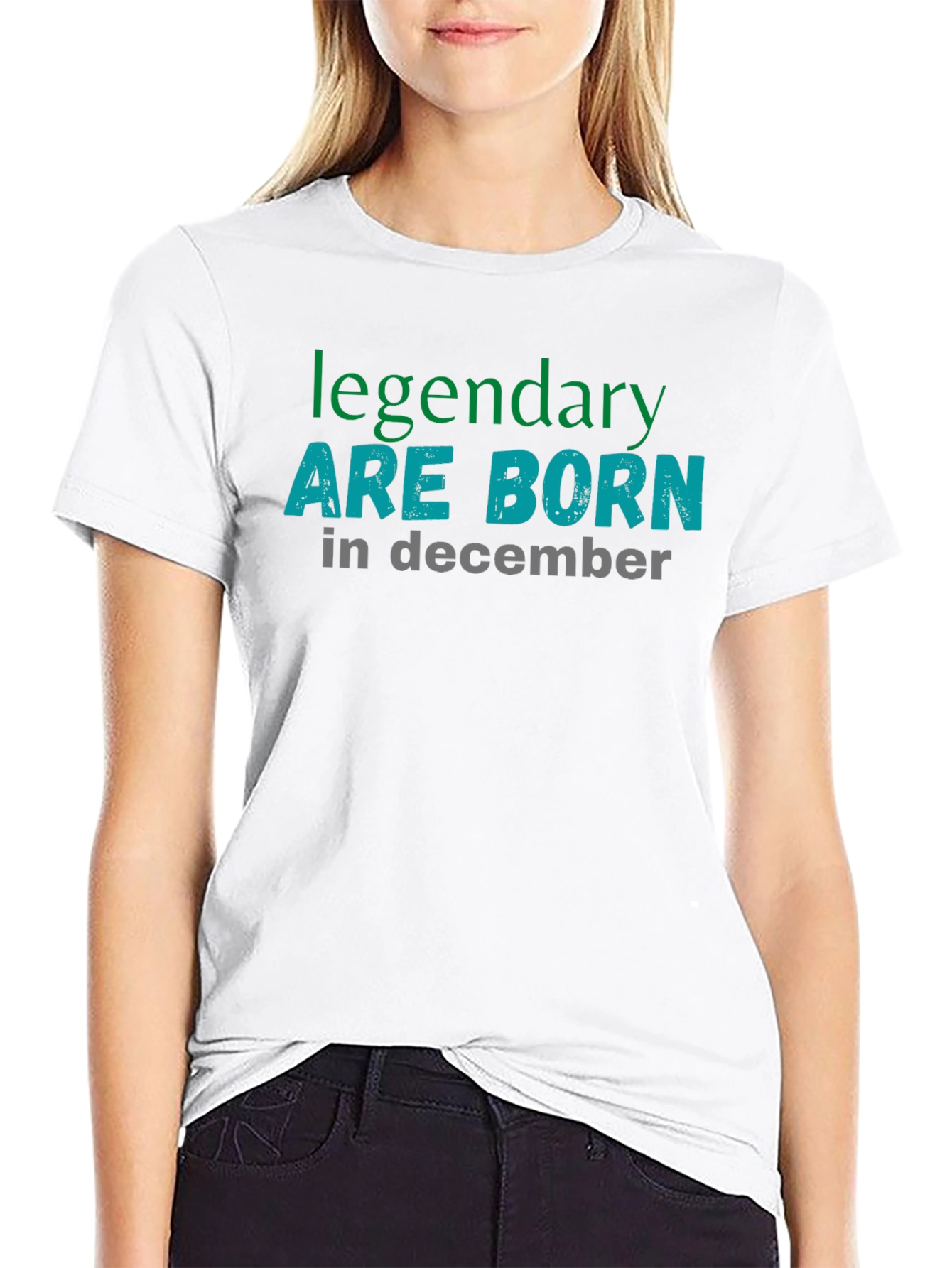 Legendary December Birthday Black T-Shirt