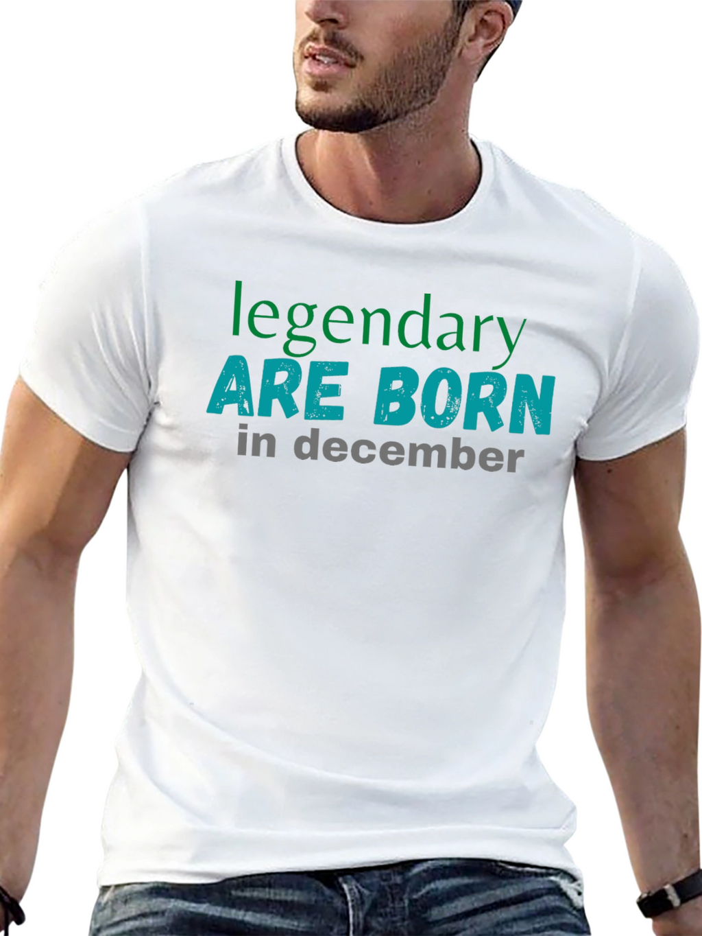 Legendary December Birthday Black T-Shirt