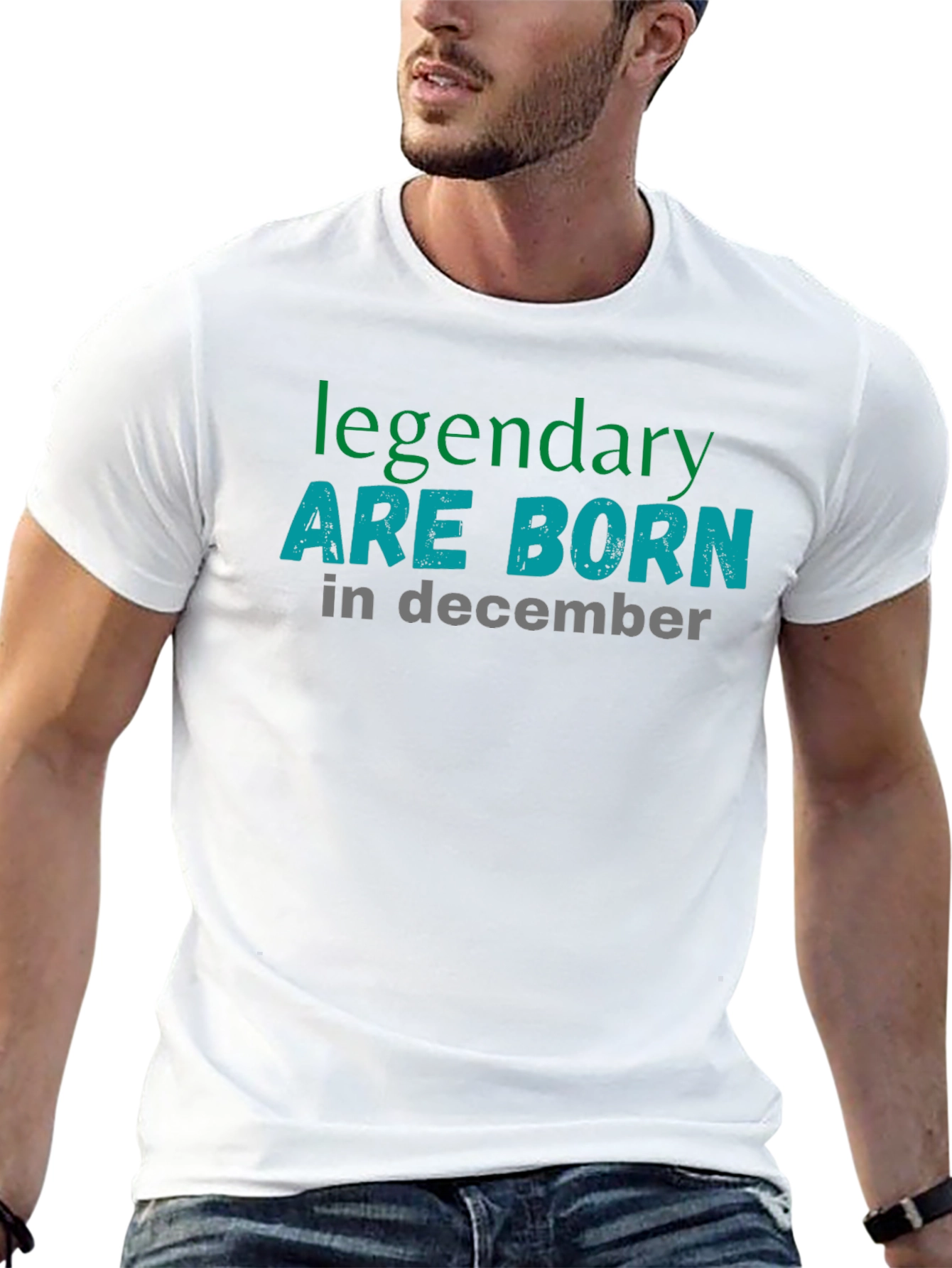 Legendary December Birthday Black T-Shirt
