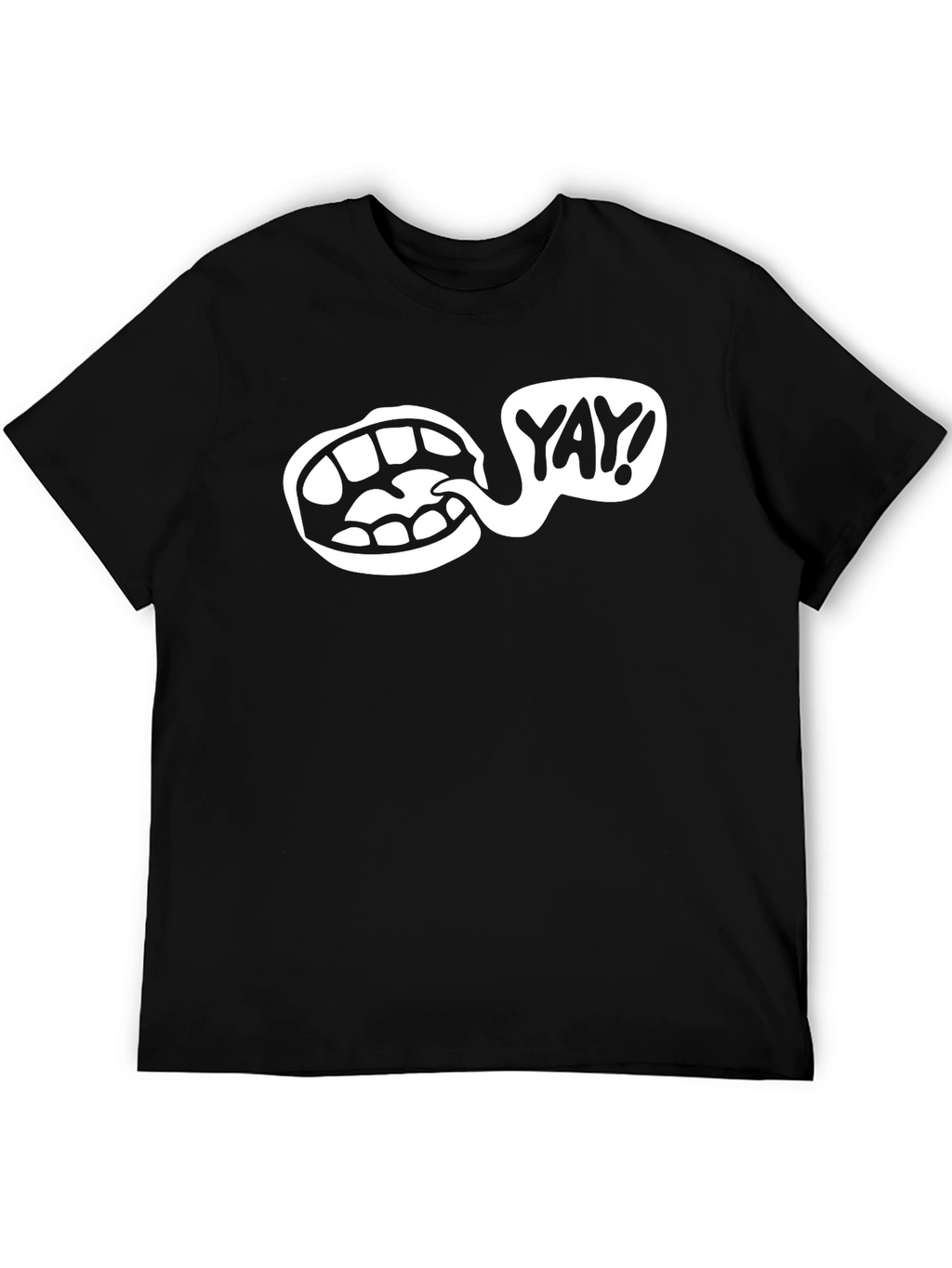 Yay! Graphic T-Shirt - Black Cotton Tee