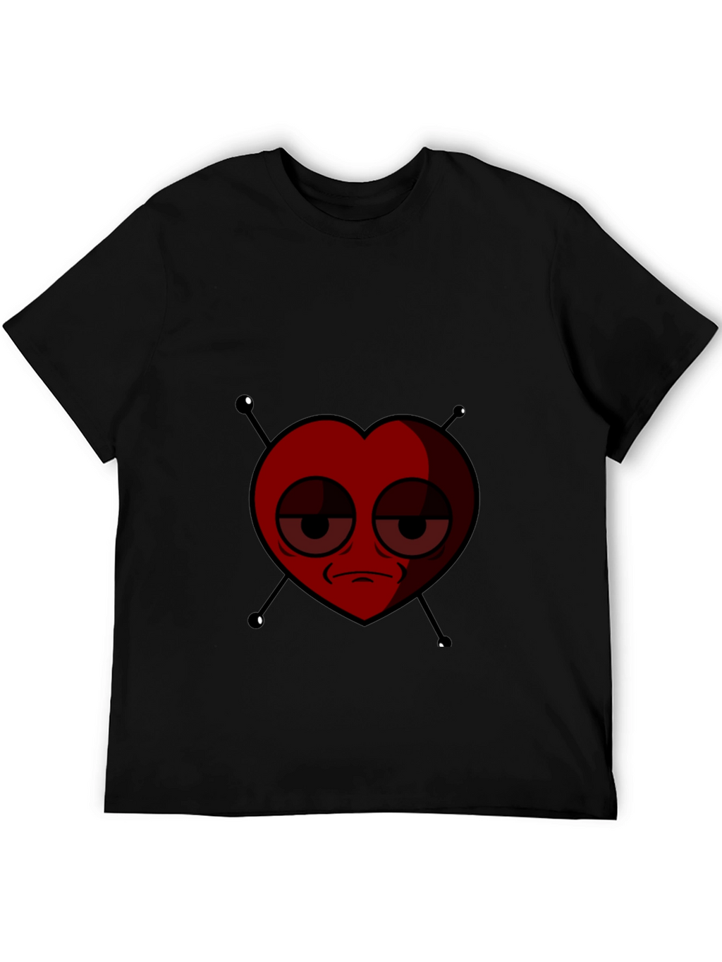 Emo Heart Graphic Tee - Express Yourself!