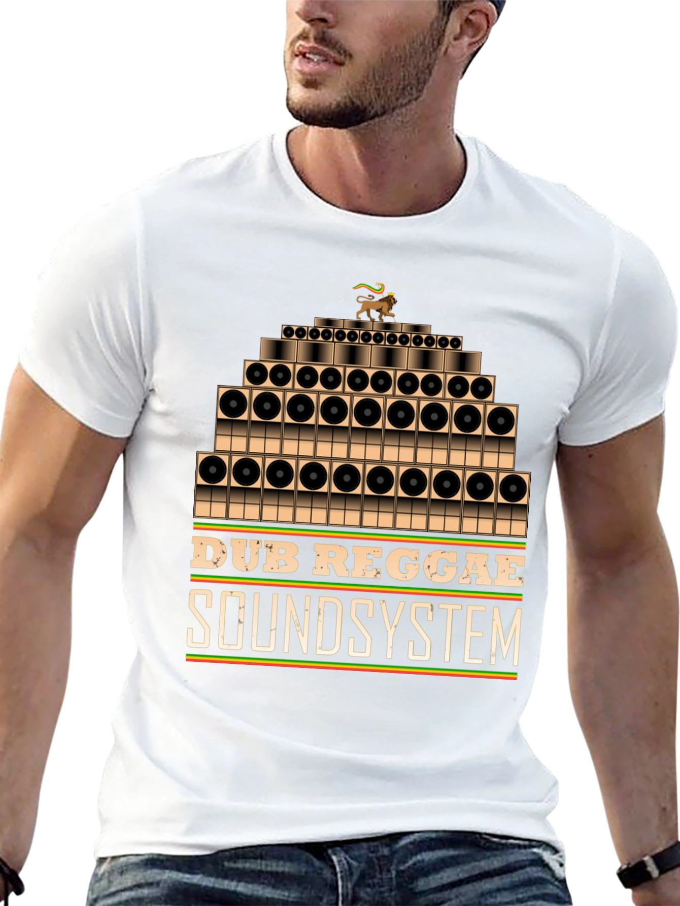 Dub Reggae Soundsystem Graphic Tee - Black