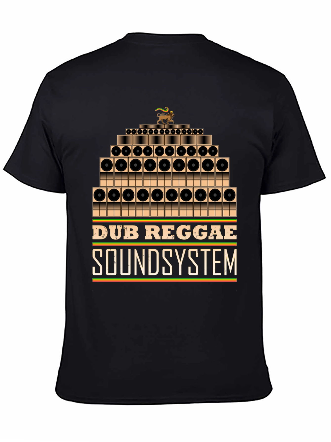Dub Reggae Soundsystem Graphic Tee - Black