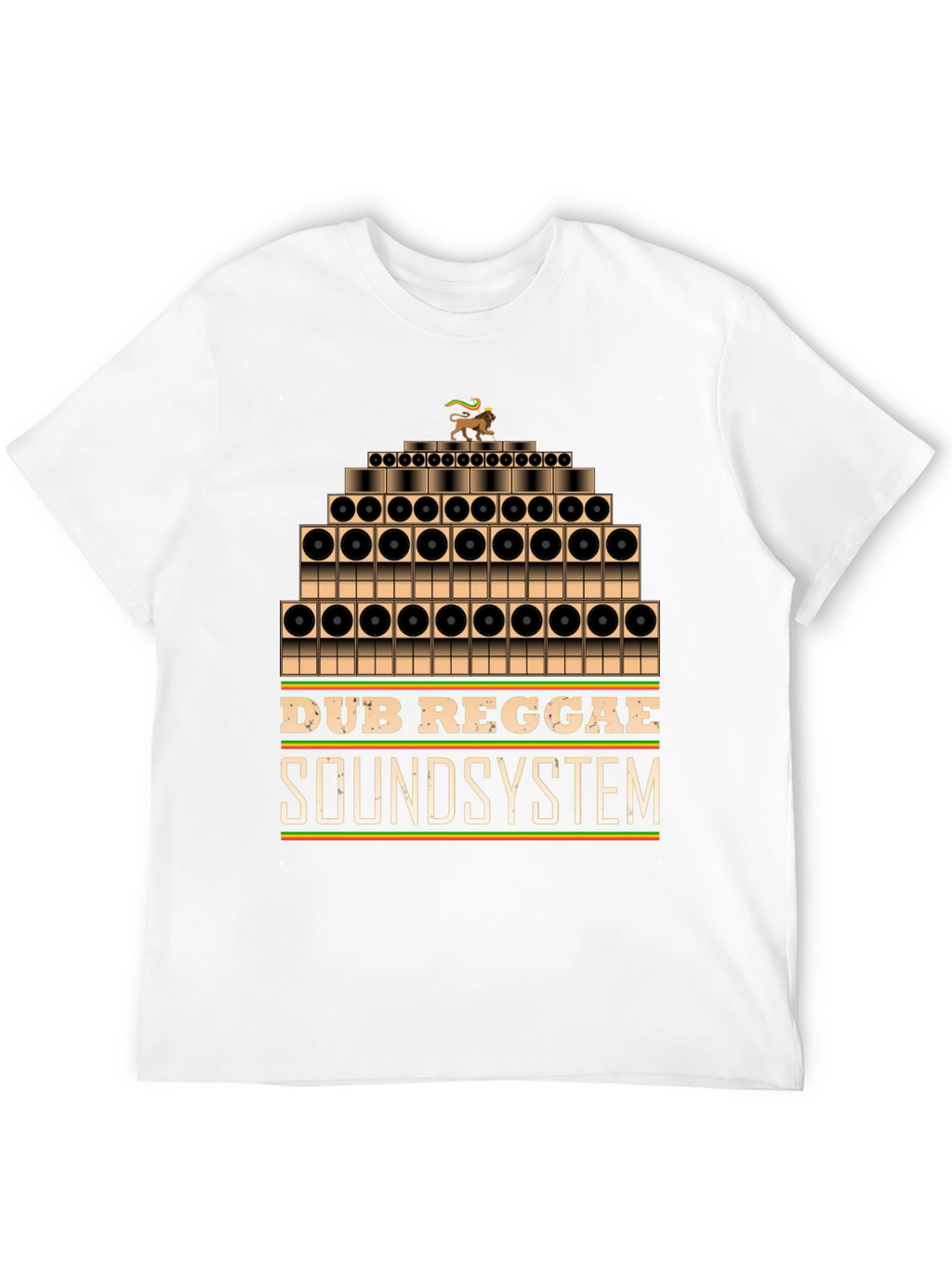 Dub Reggae Soundsystem Graphic Tee - Black