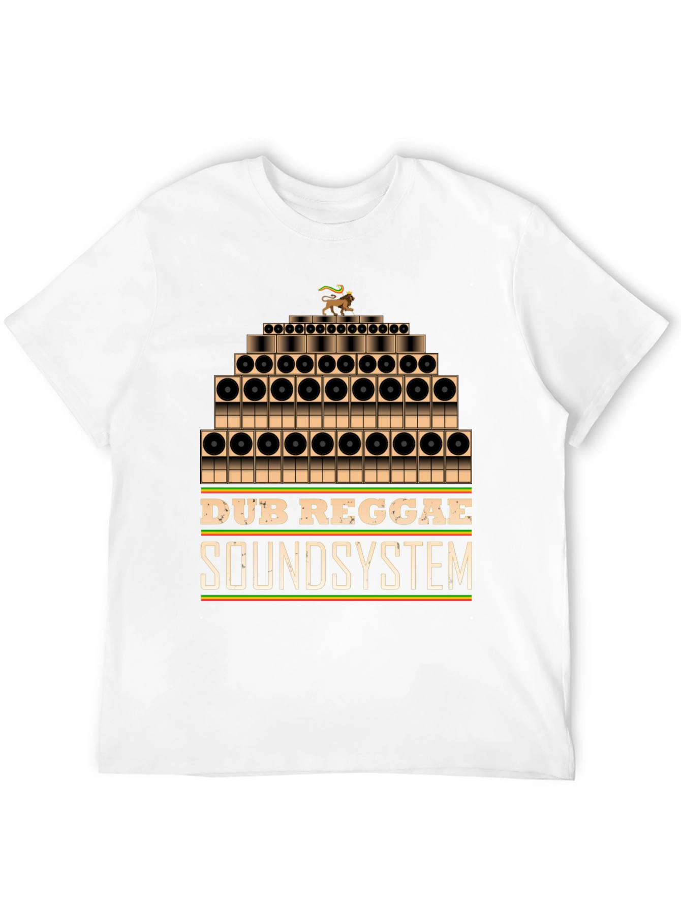 Dub Reggae Soundsystem Graphic Tee - Black