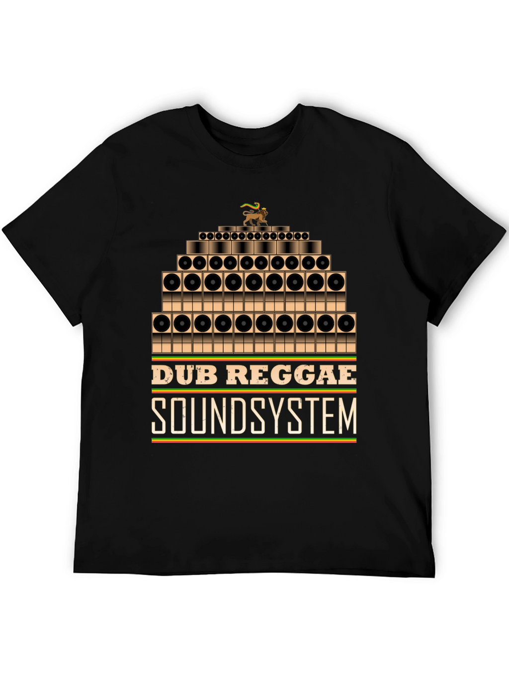 Dub Reggae Soundsystem Graphic Tee - Black