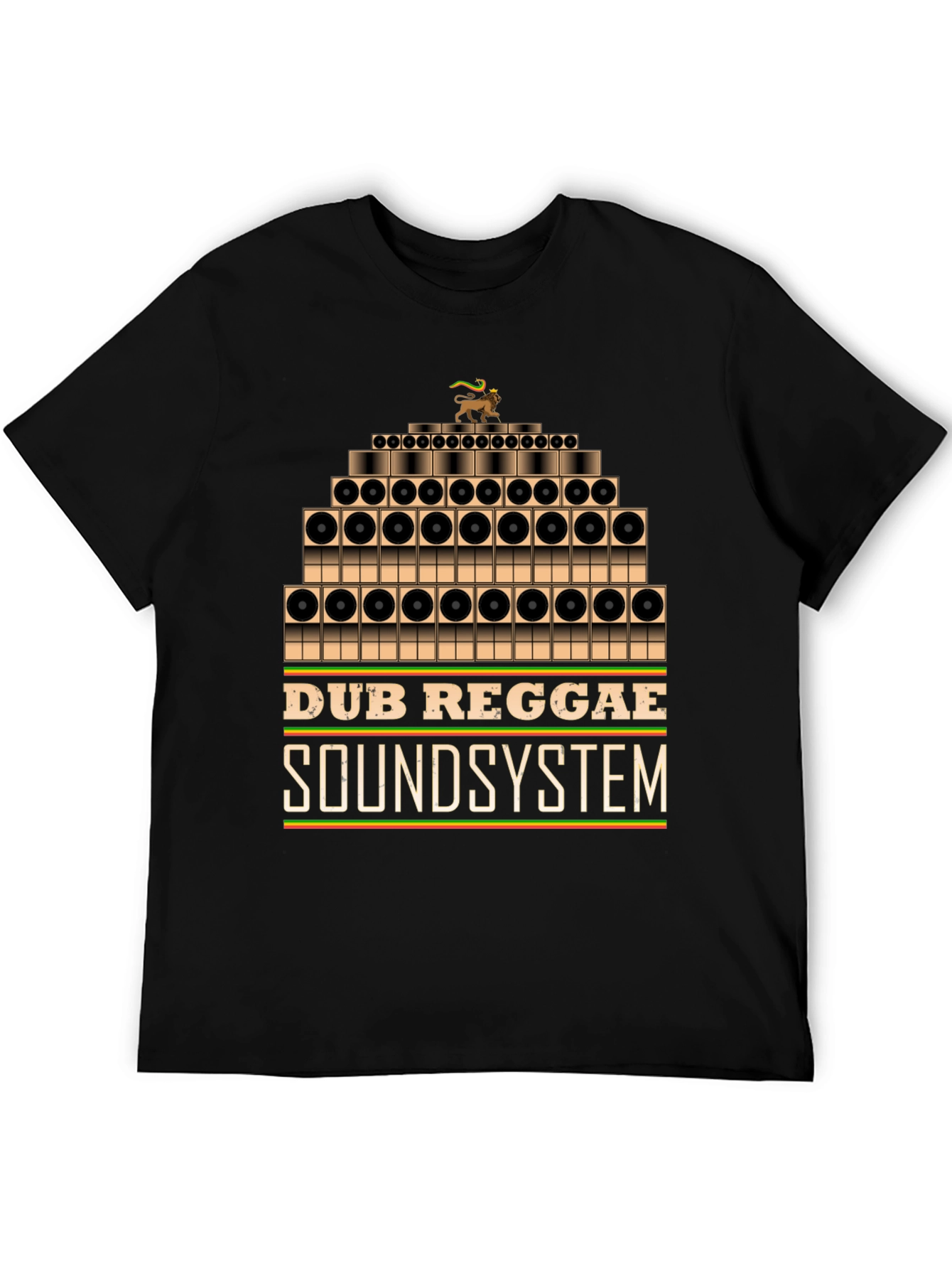 Dub Reggae Soundsystem Graphic Tee - Black