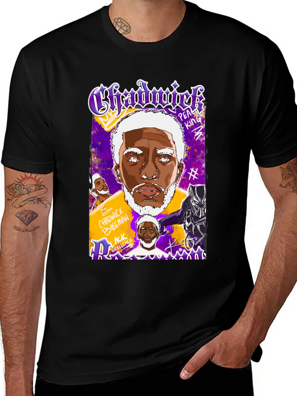 Chadwick Boseman Tribute T-Shirt - Black Panther