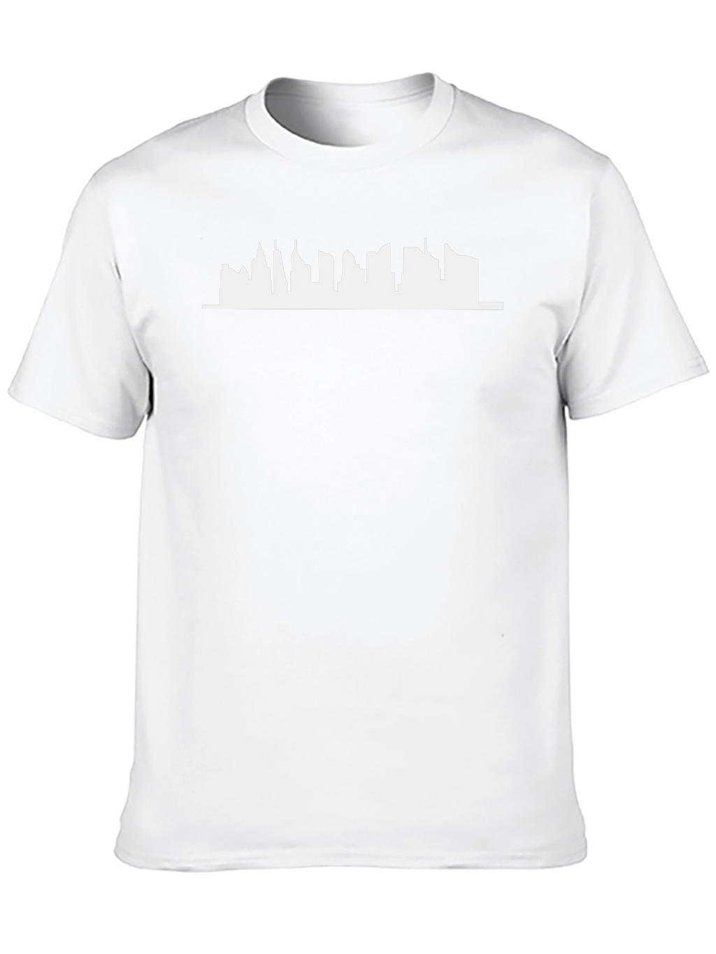 City Skyline Graphic Tee - Modern Black T-Shirt