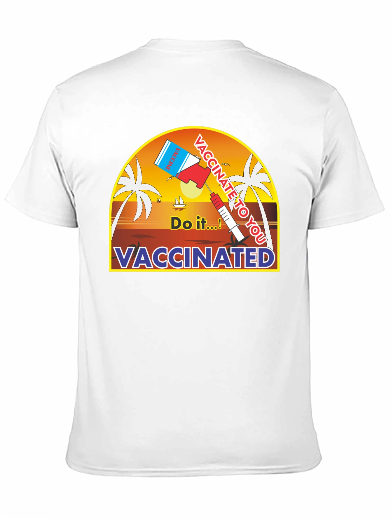 Vaccinated Do It! Graphic Tee - Black