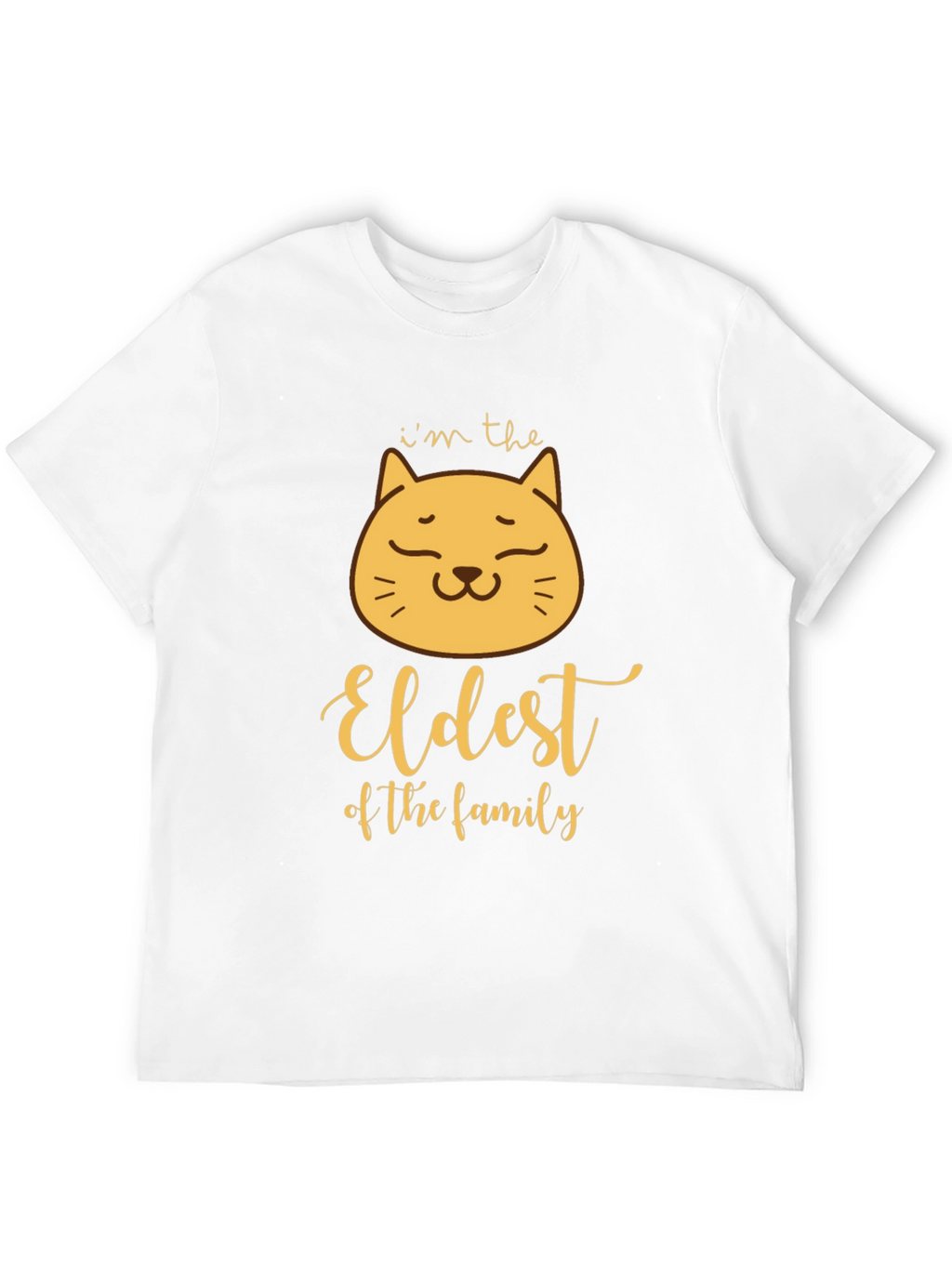 Eldest Cat Family T-Shirt - Funny Cat Lover Tee