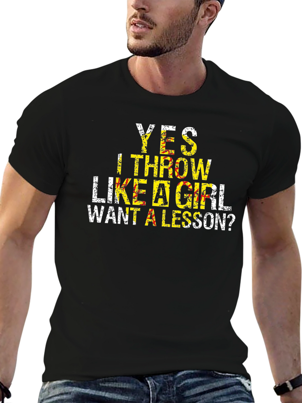 Yes I Throw Like A Girl T-Shirt