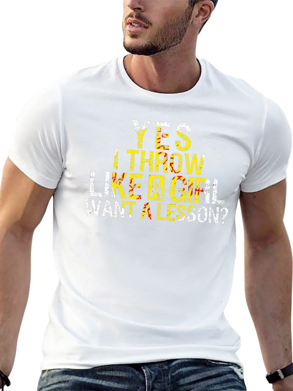 Yes I Throw Like A Girl T-Shirt