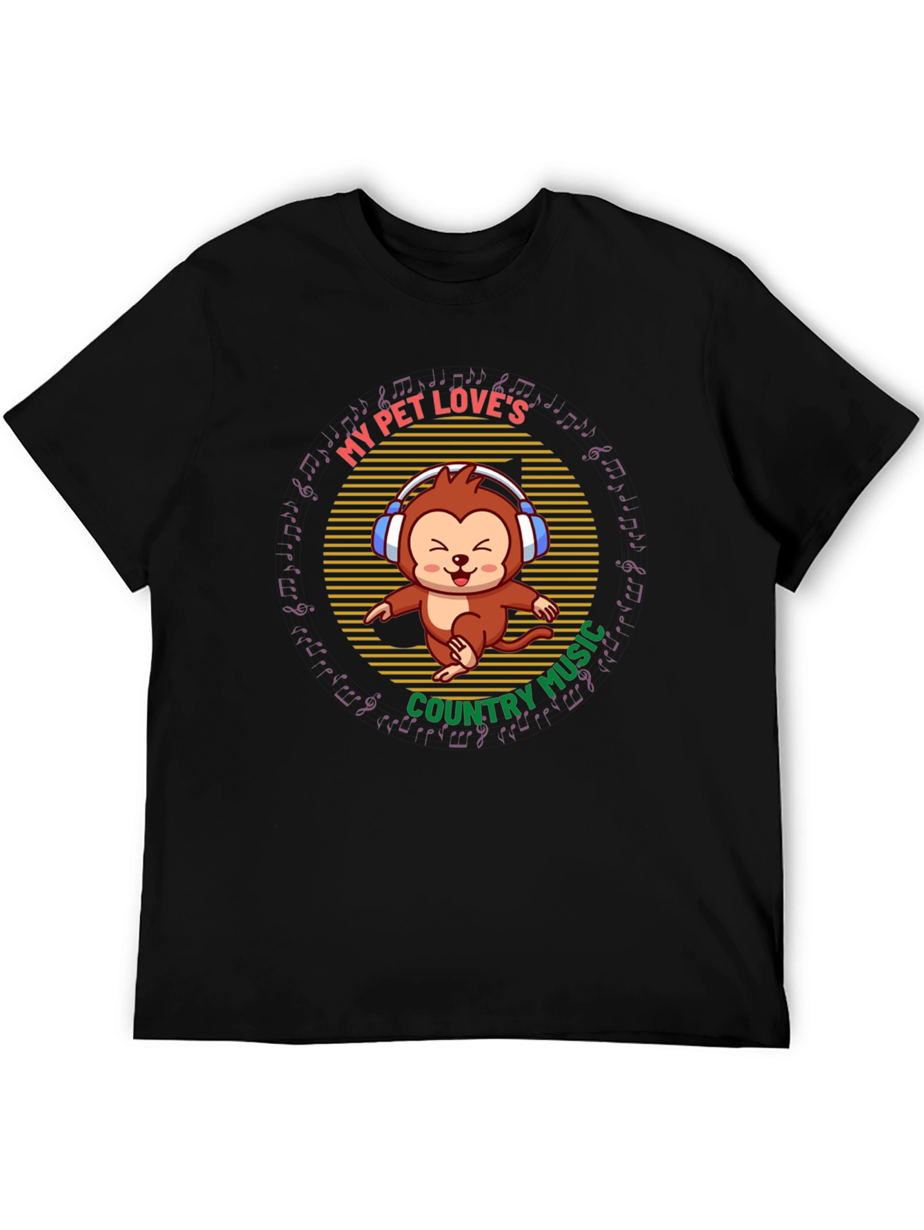 My Pet Loves Country Music Tee