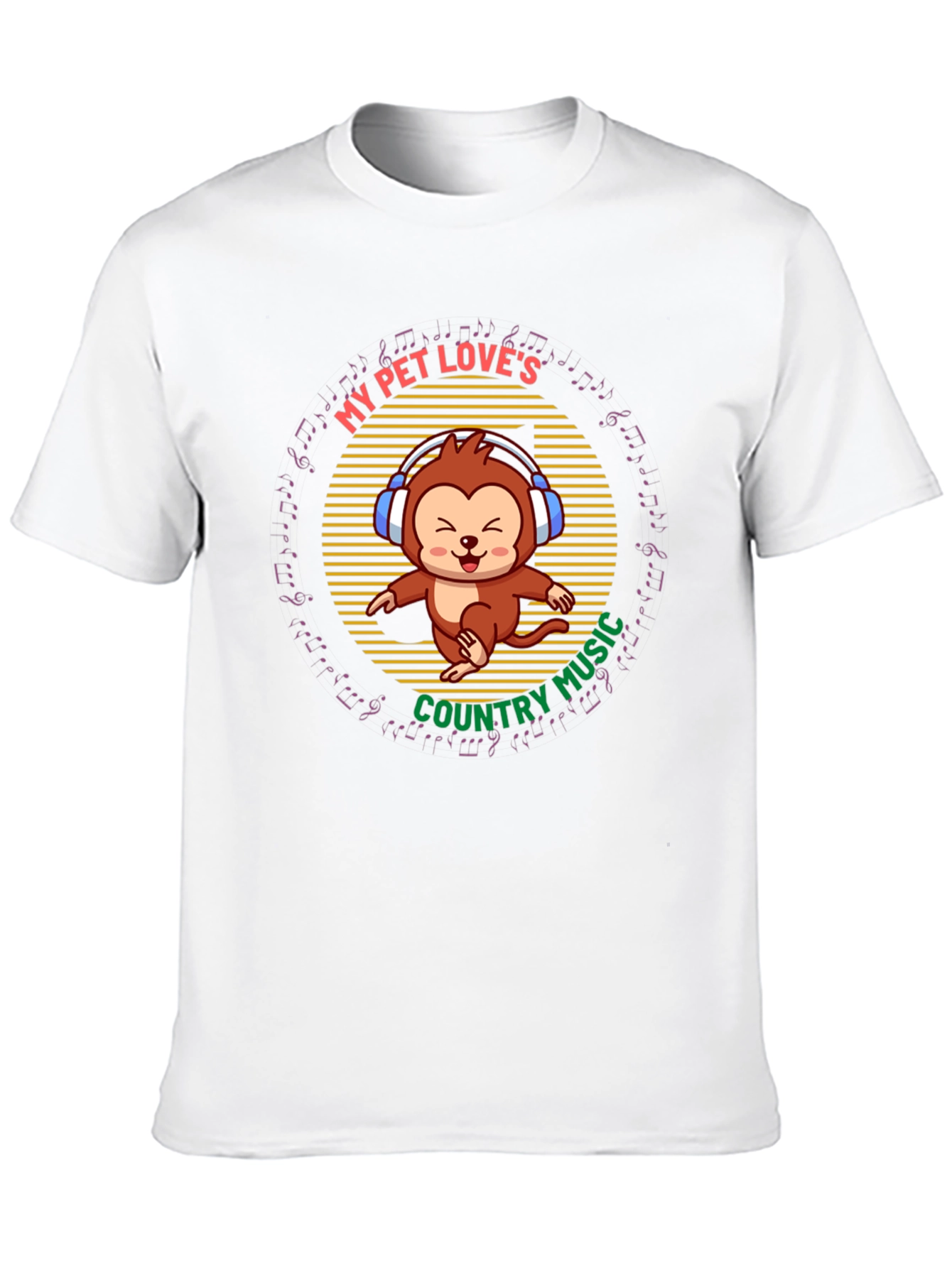 My Pet Loves Country Music Tee